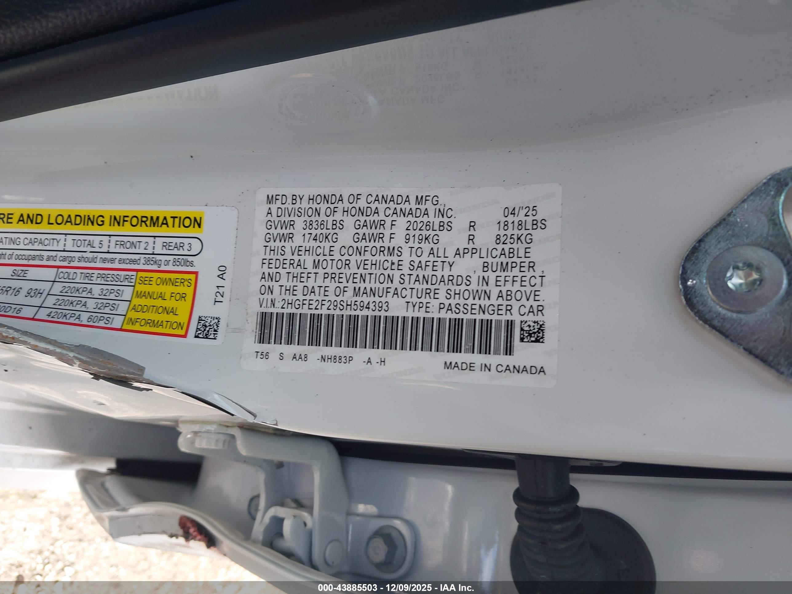 HONDA CIVIC image 9