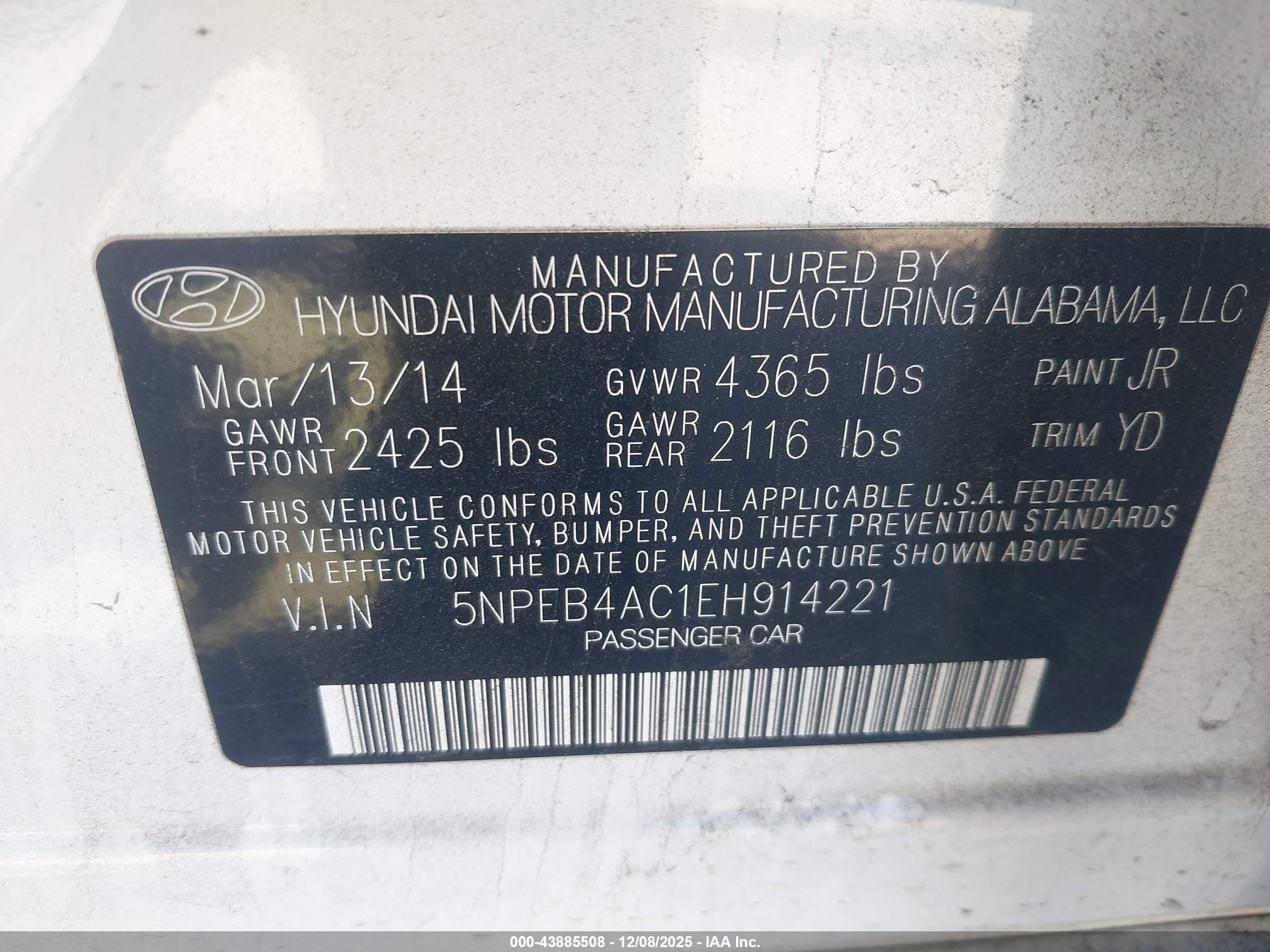 HYUNDAI SONATA image 9