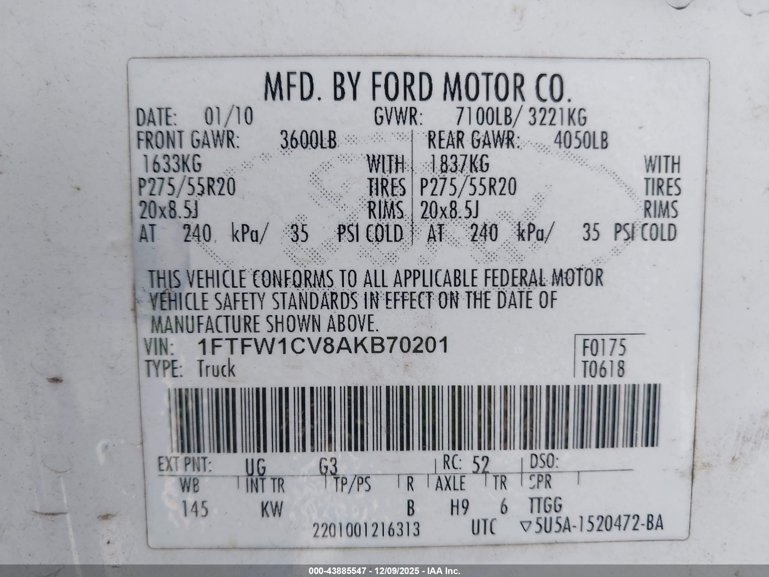 FORD F-150 image 9