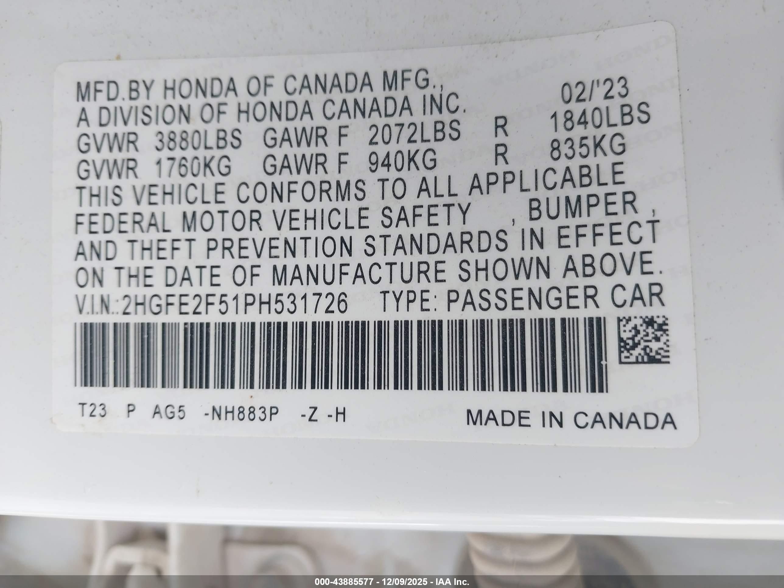 HONDA CIVIC image 9