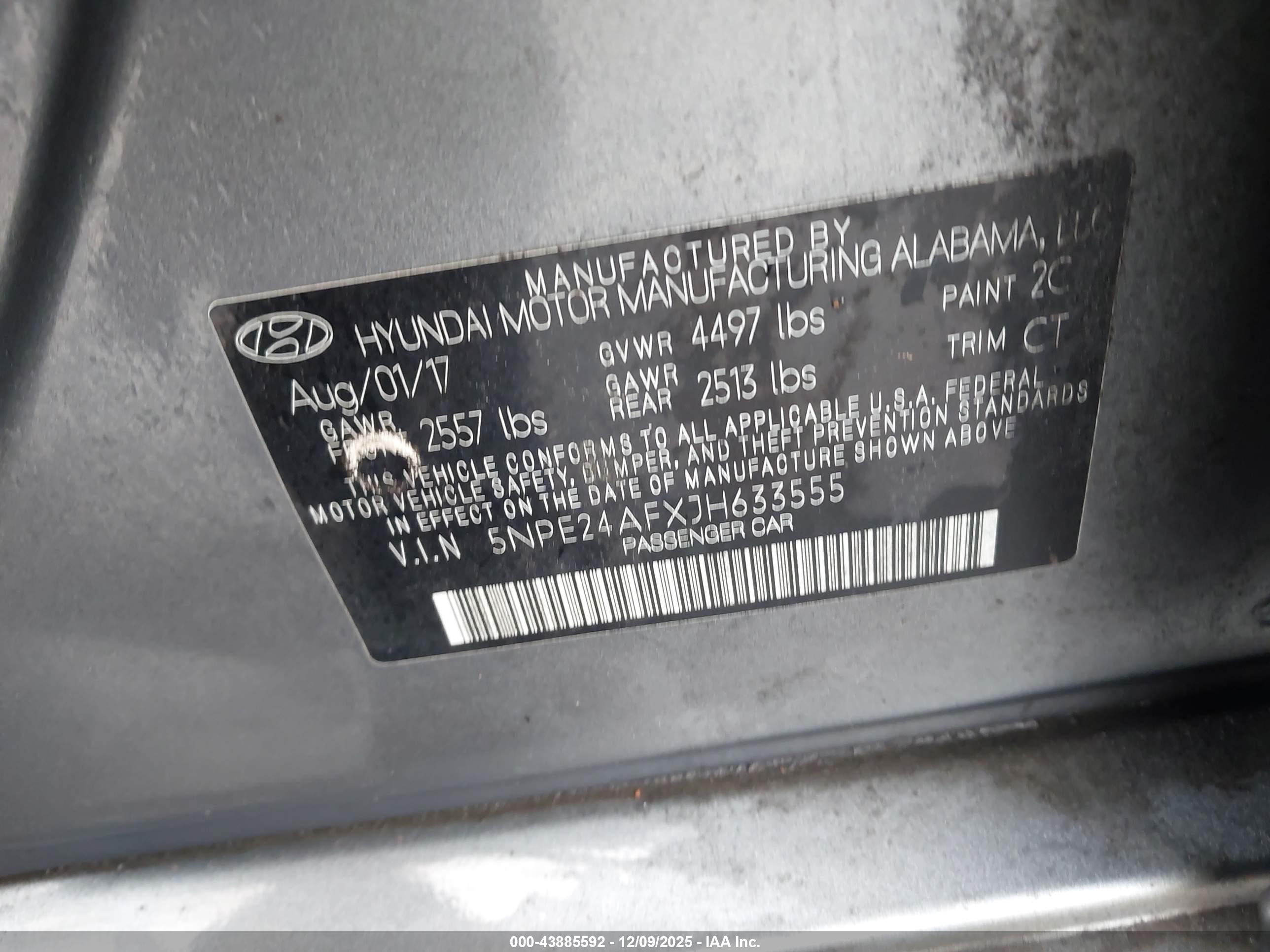 HYUNDAI SONATA image 9