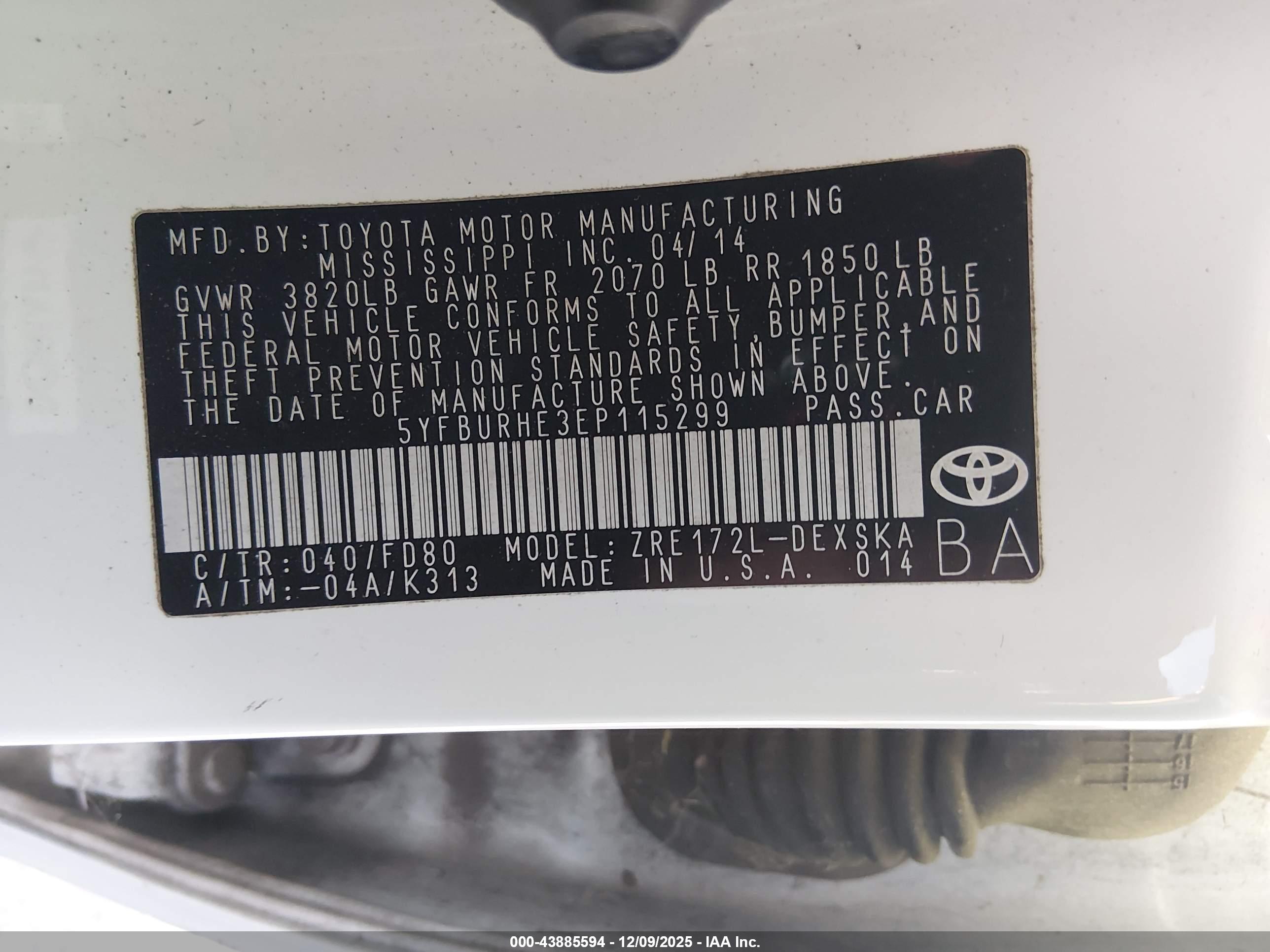 TOYOTA COROLLA image 9