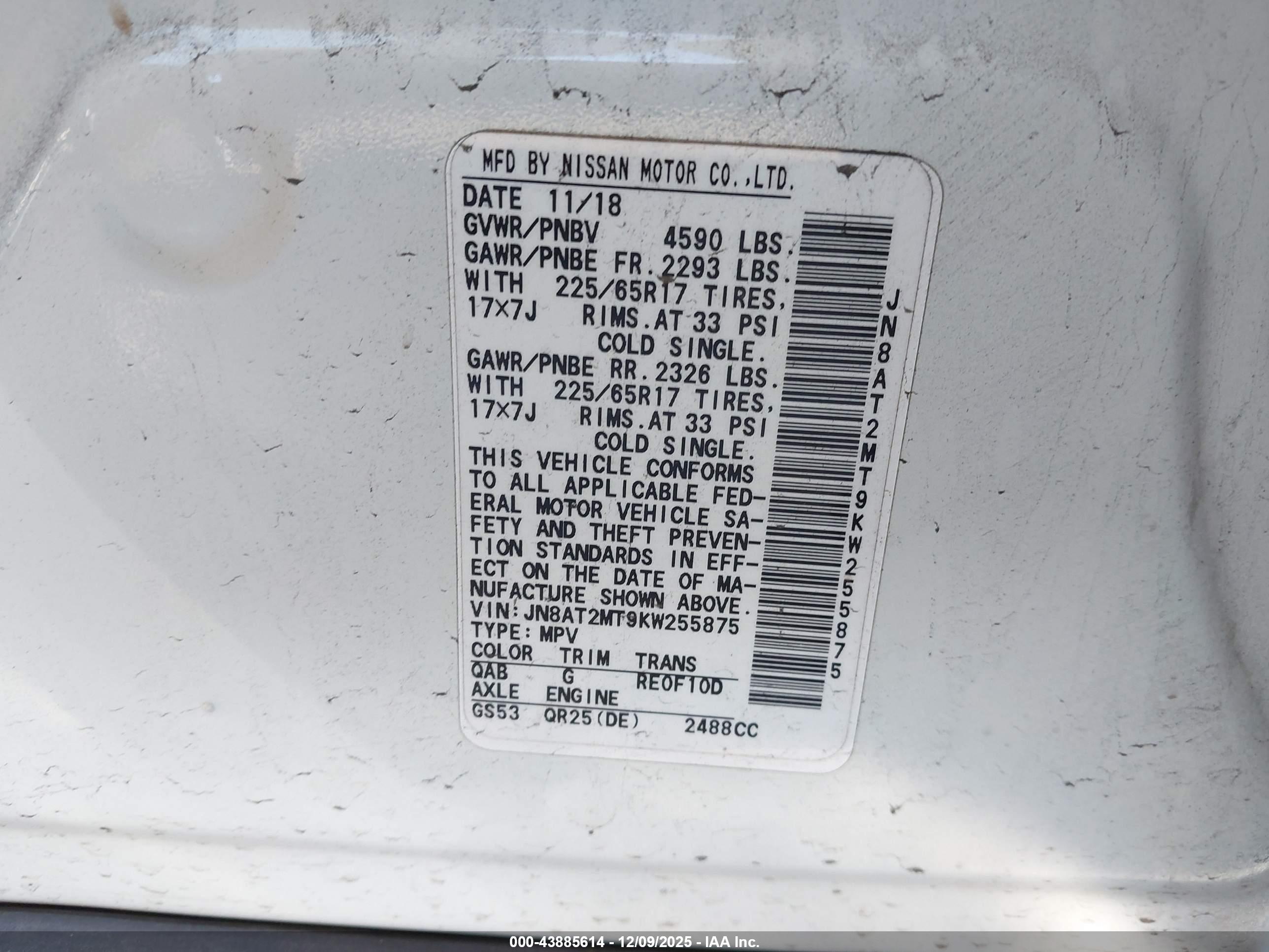 NISSAN ROGUE image 9