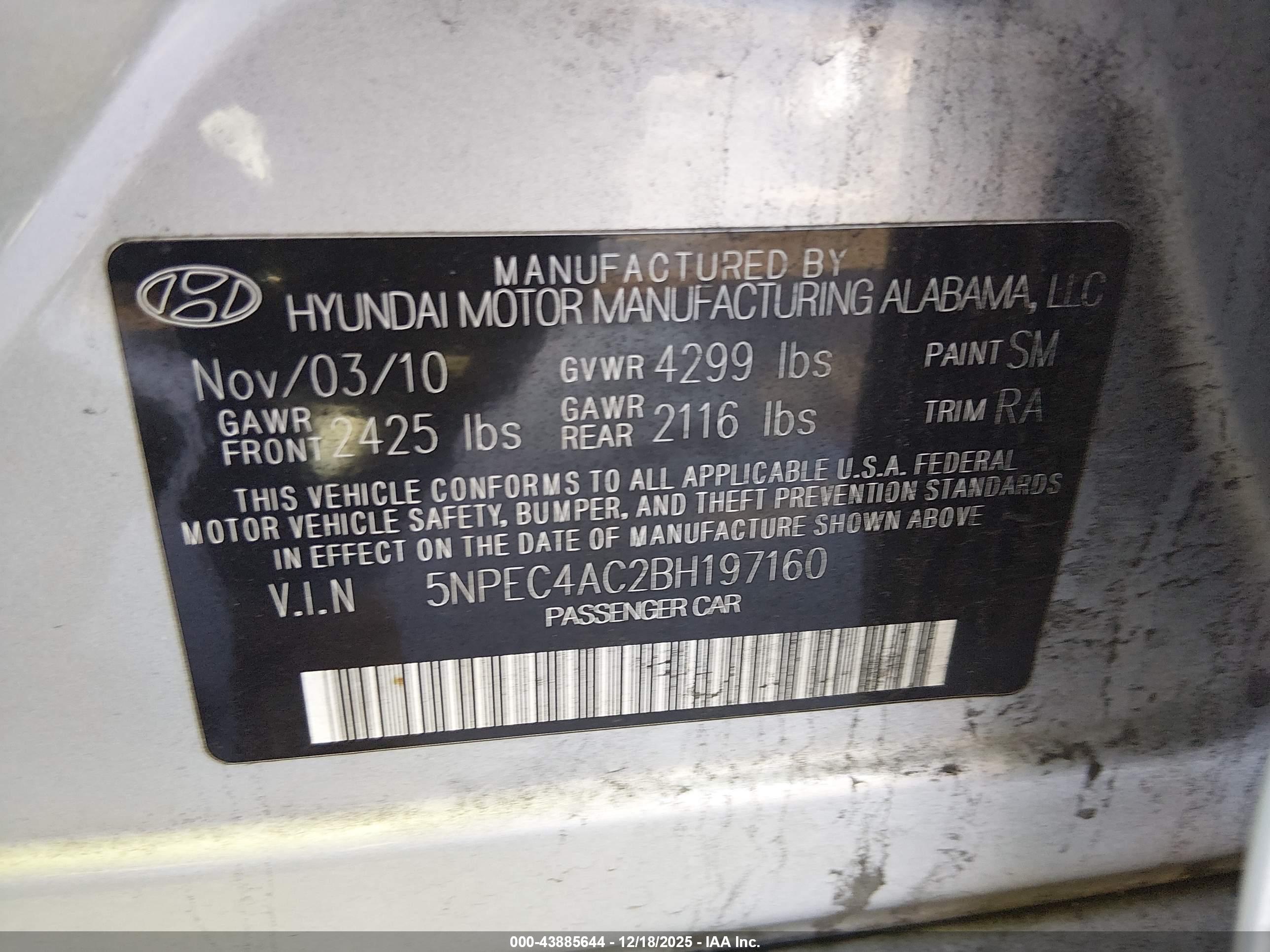 HYUNDAI SONATA image 9