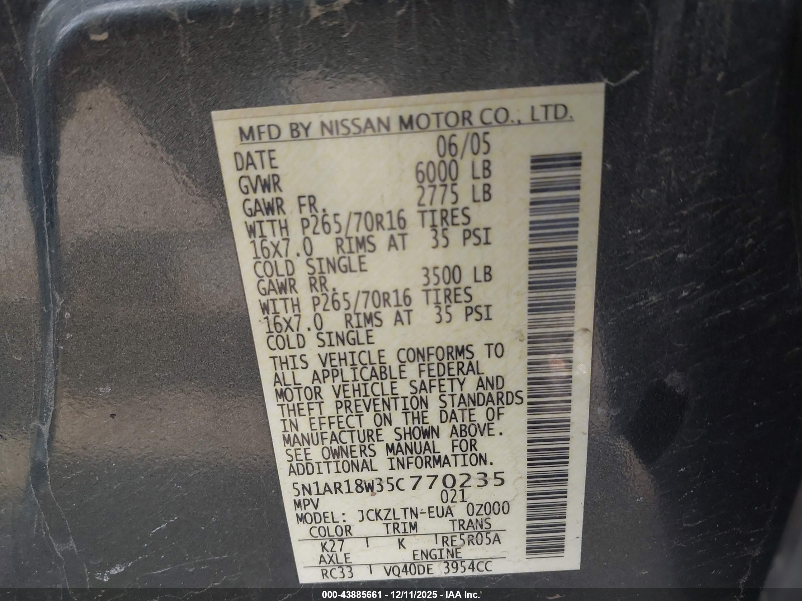NISSAN PATHFINDER image 9