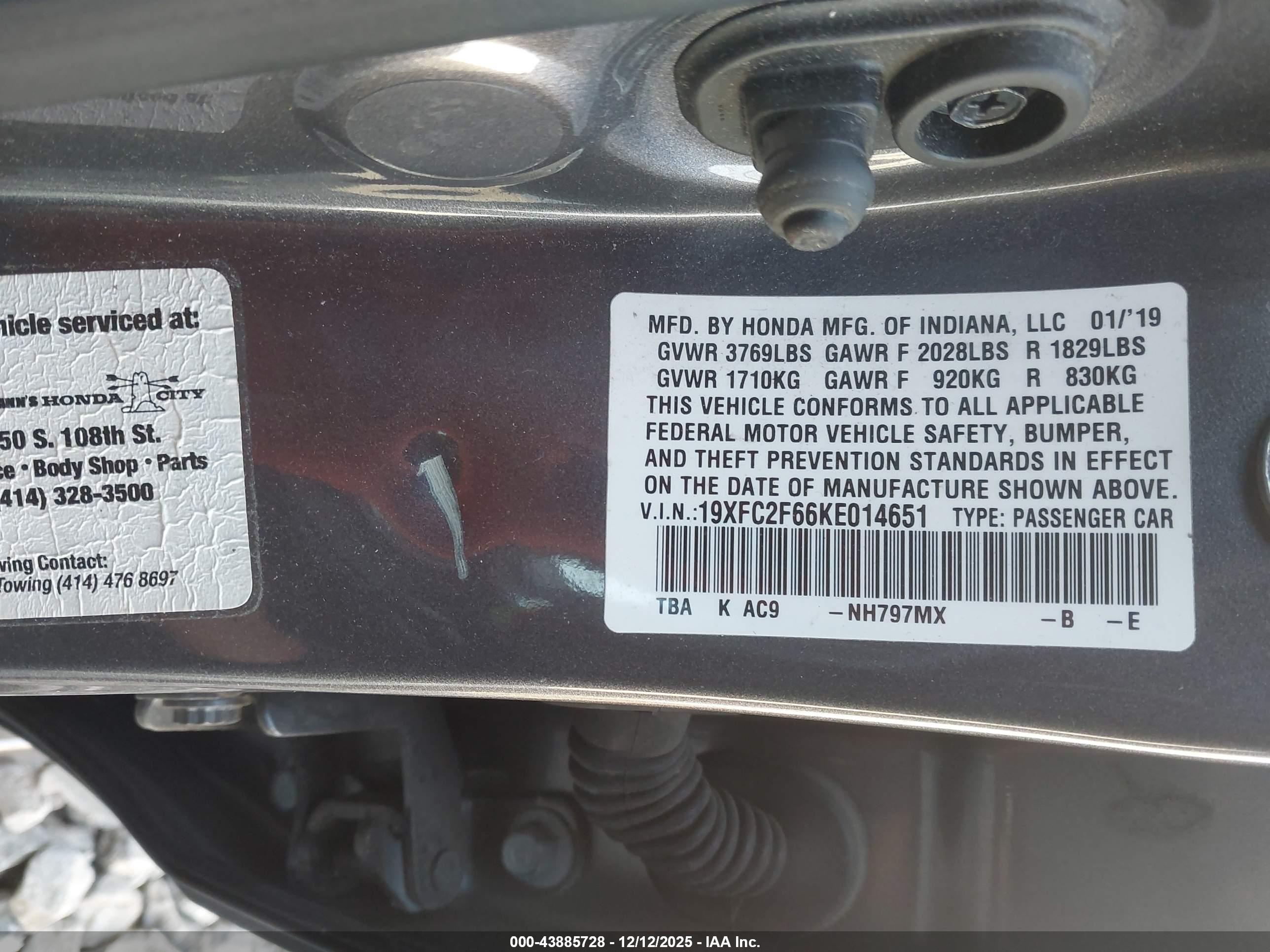 HONDA CIVIC image 9