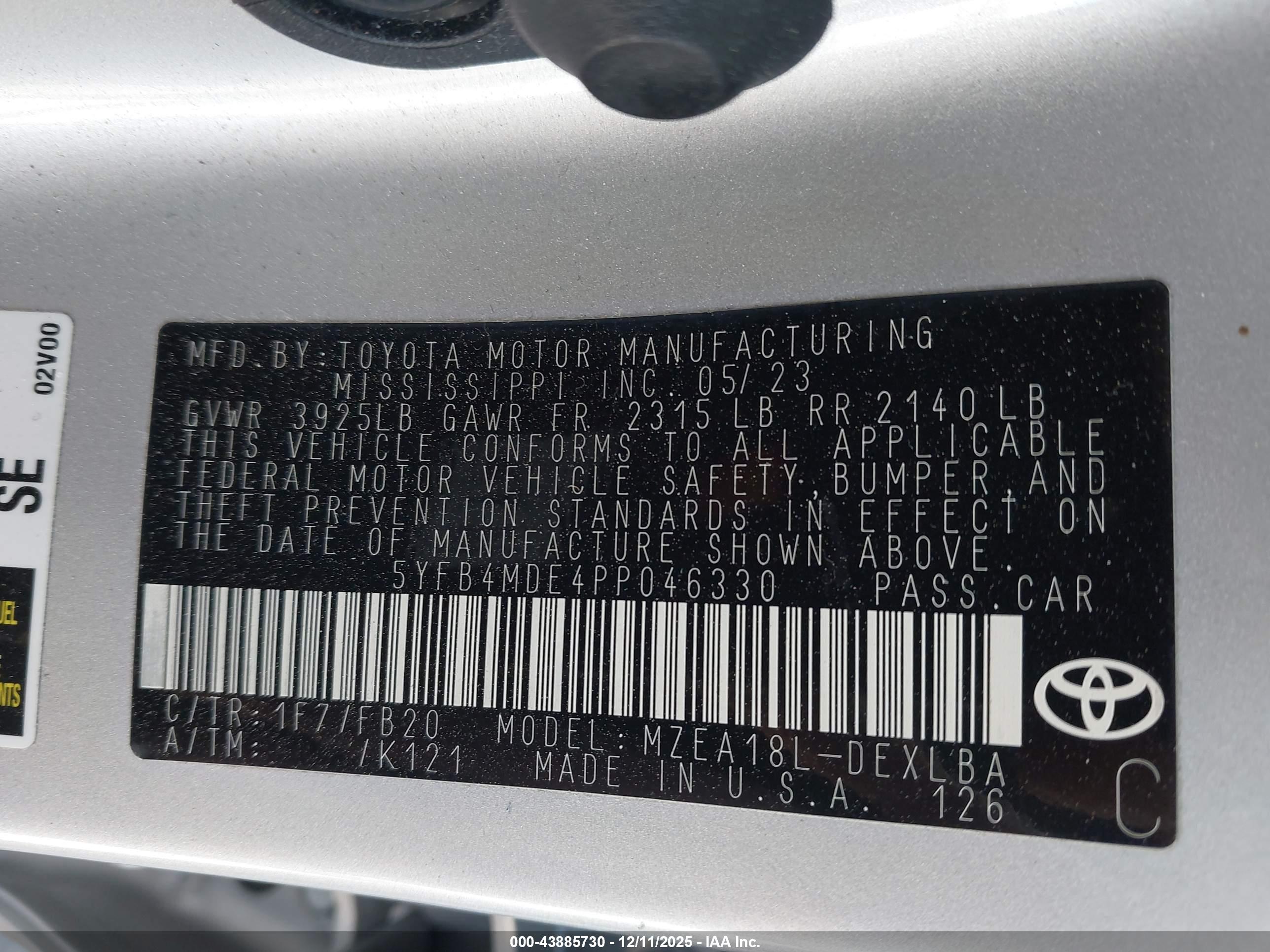 TOYOTA COROLLA image 9
