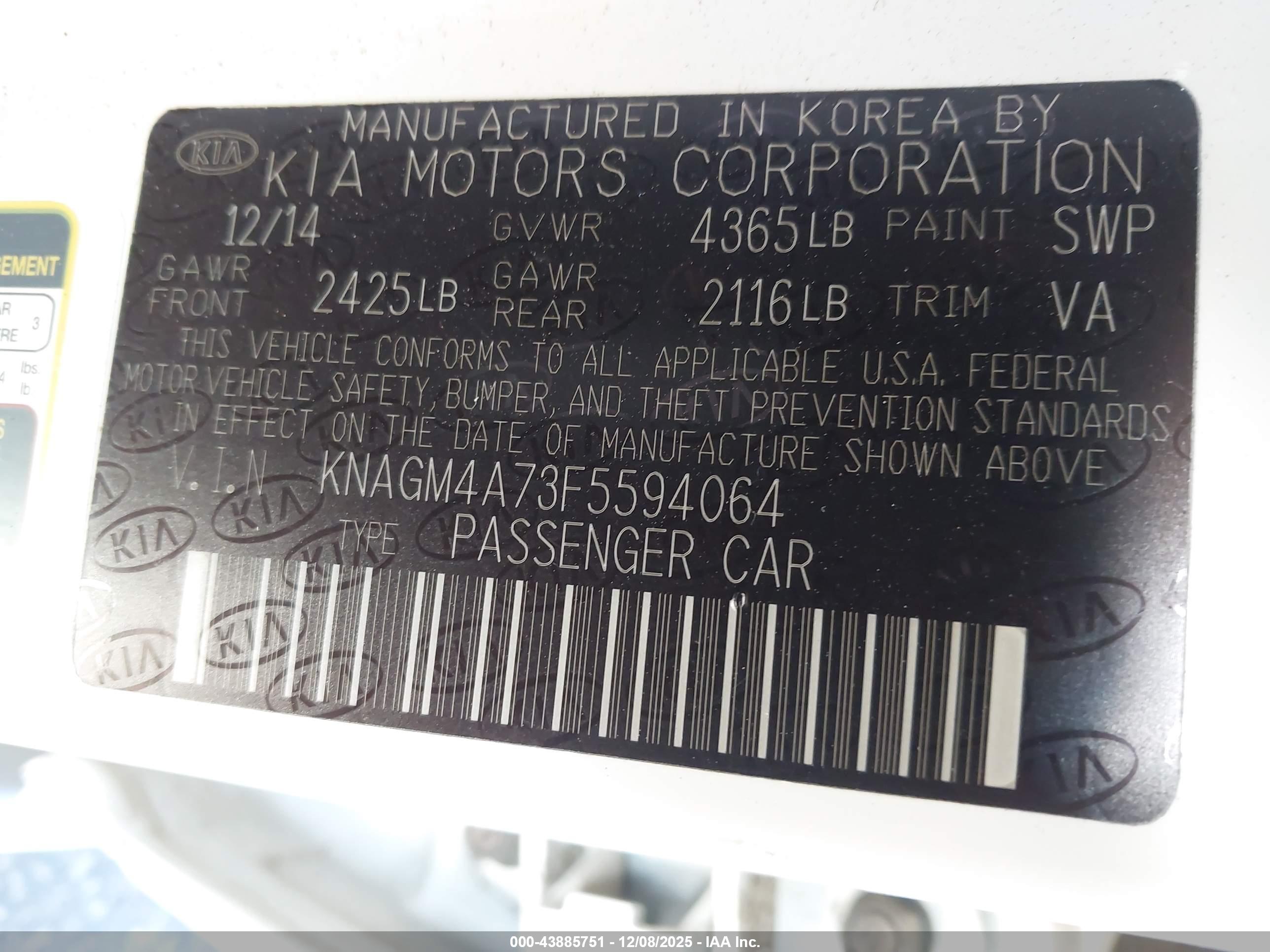 KIA OPTIMA image 9