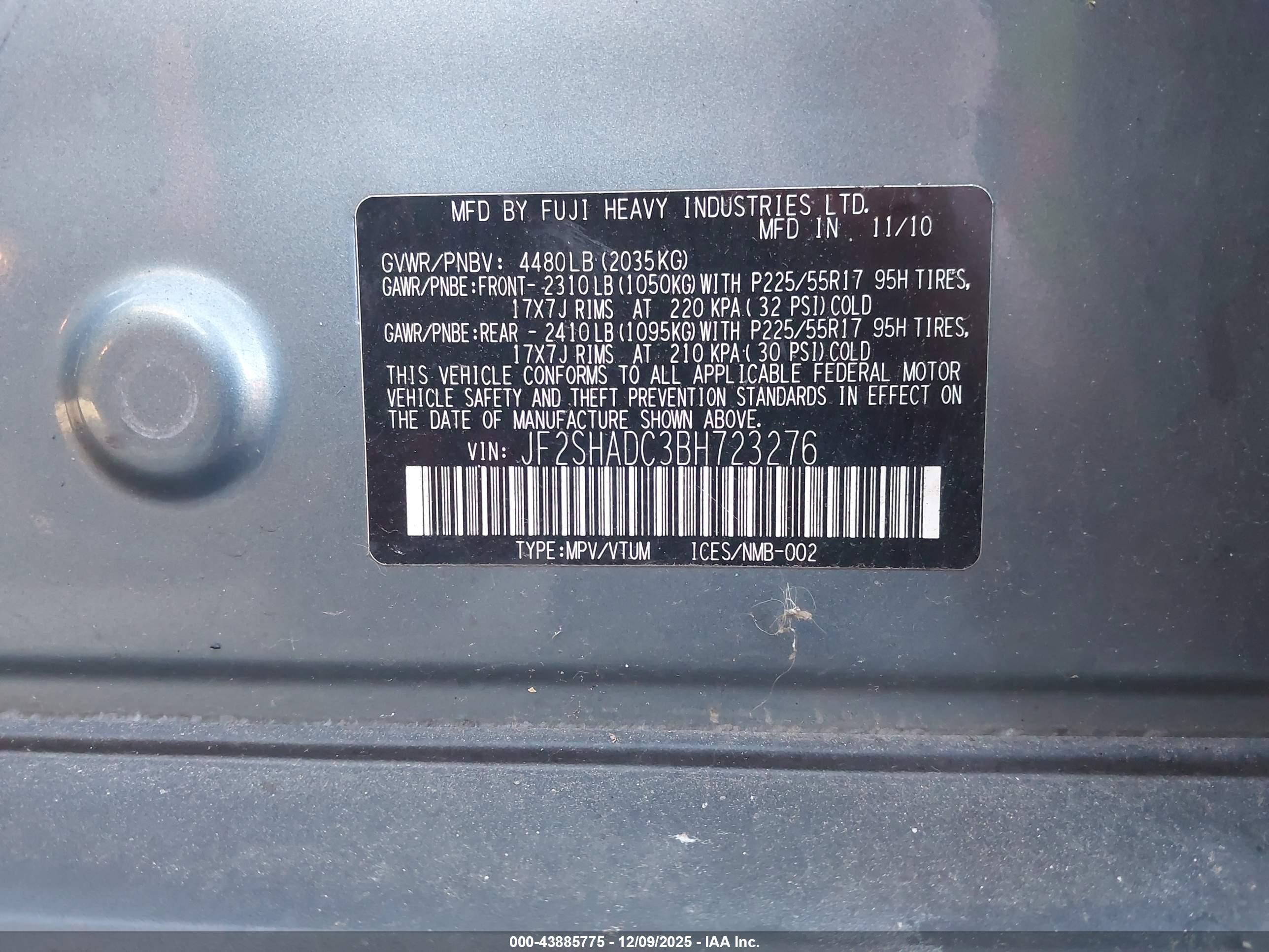 SUBARU FORESTER image 9