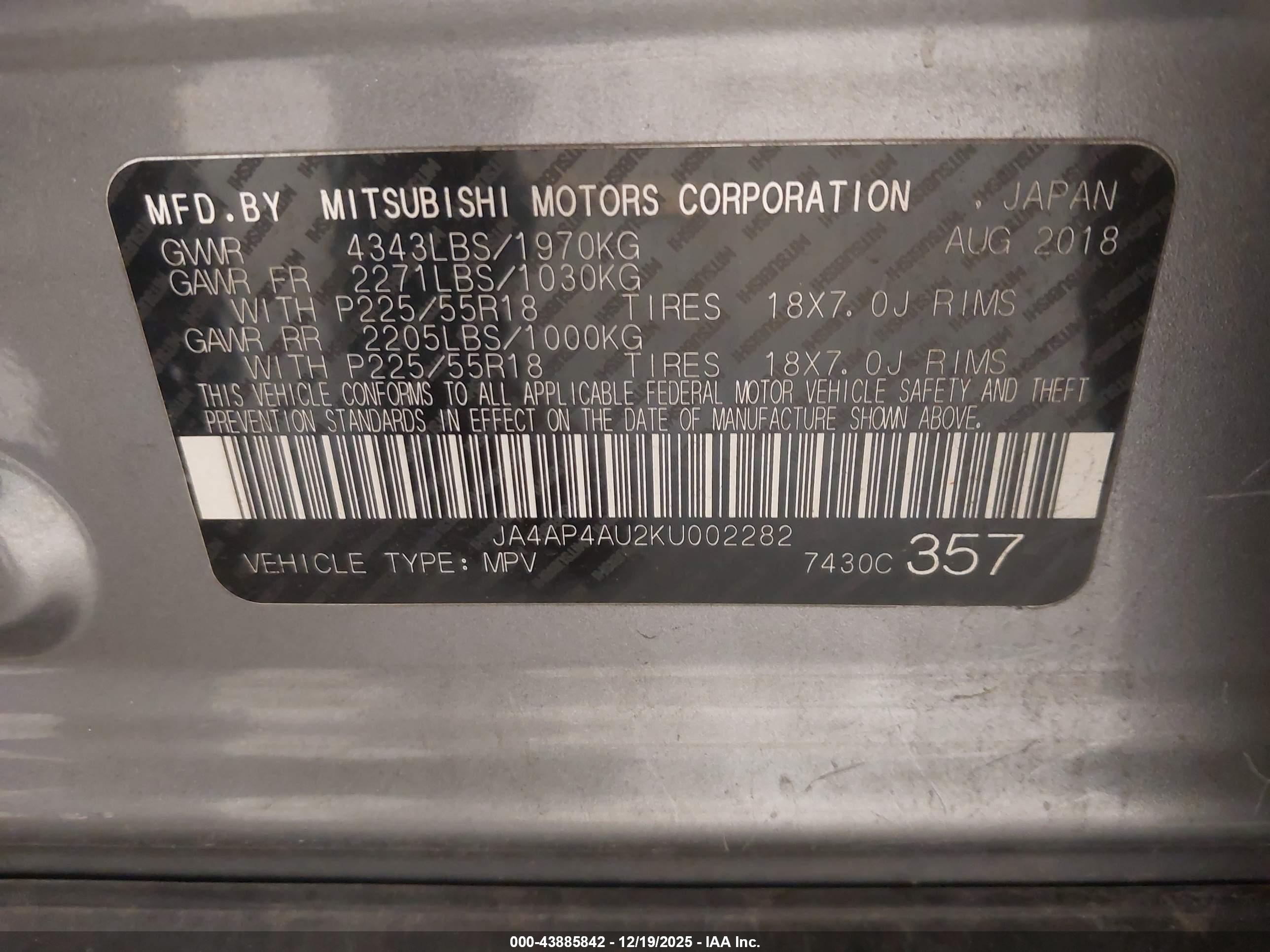 MITSUBISHI OUTLANDER image 9