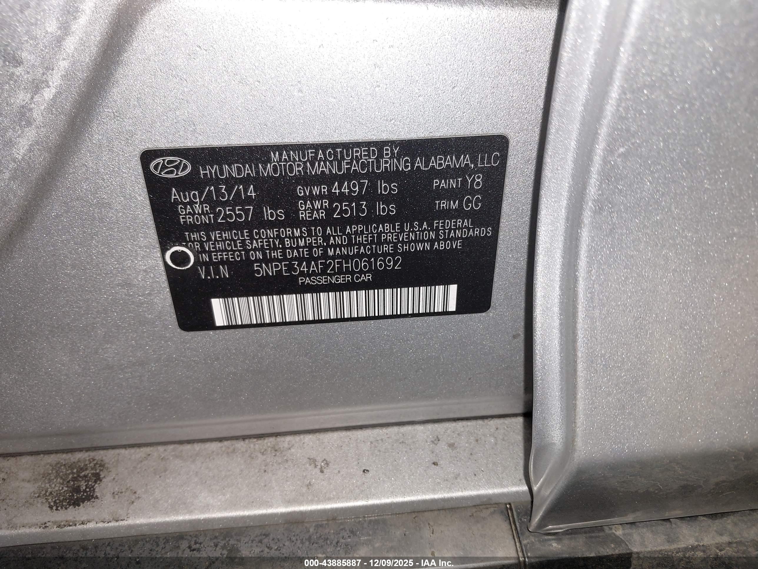 HYUNDAI SONATA image 9