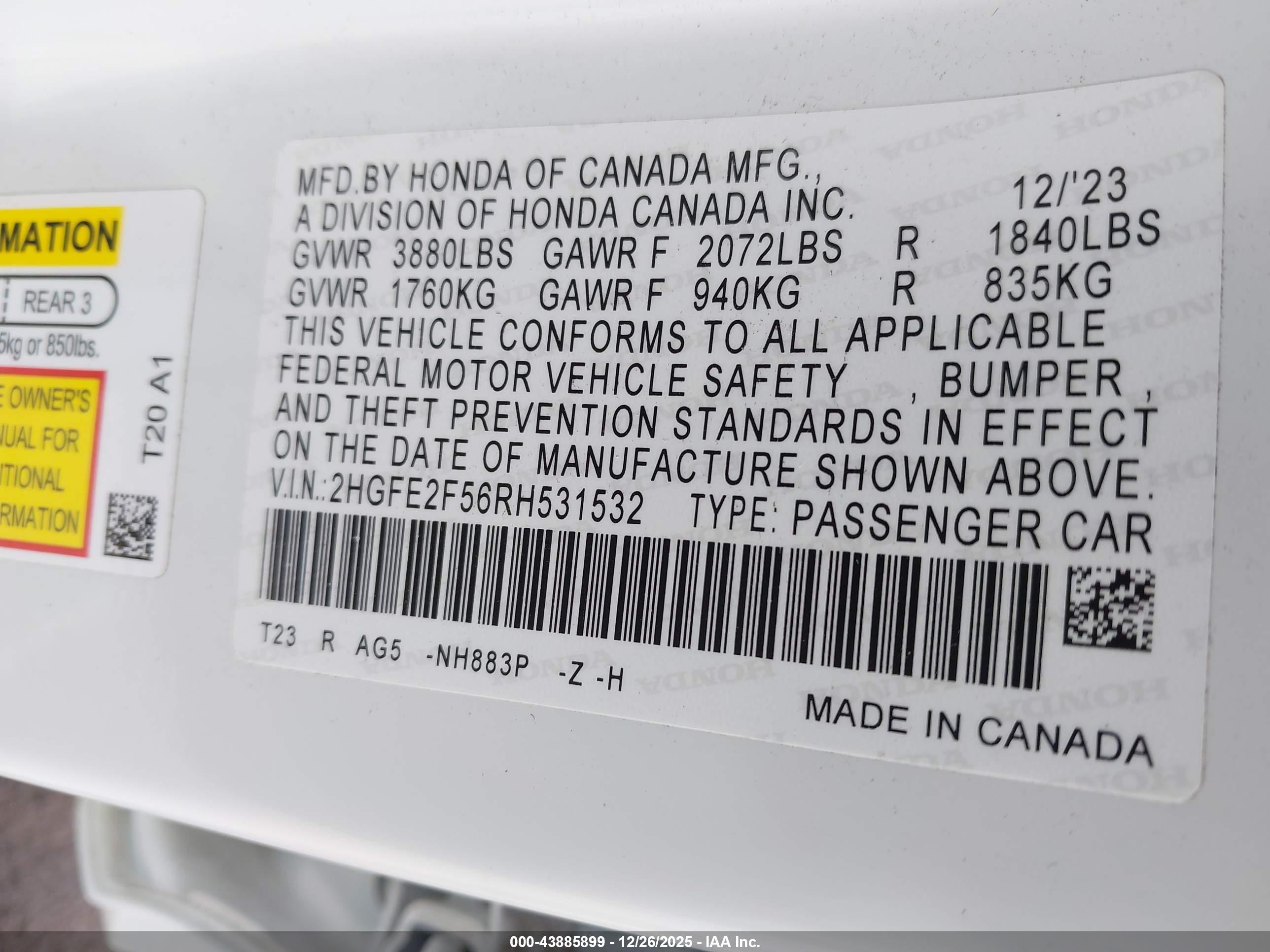 HONDA CIVIC image 9