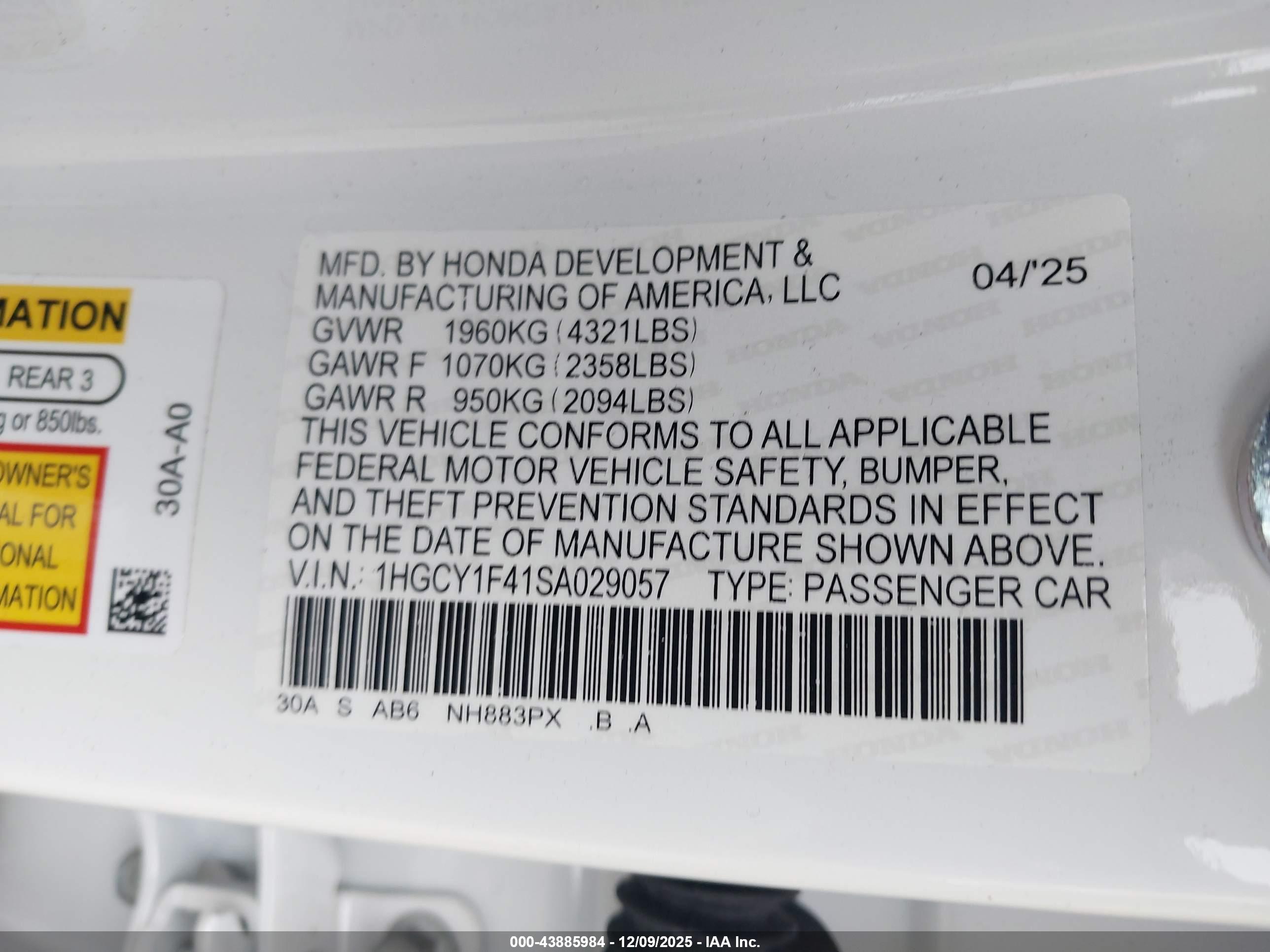 HONDA ACCORD image 9