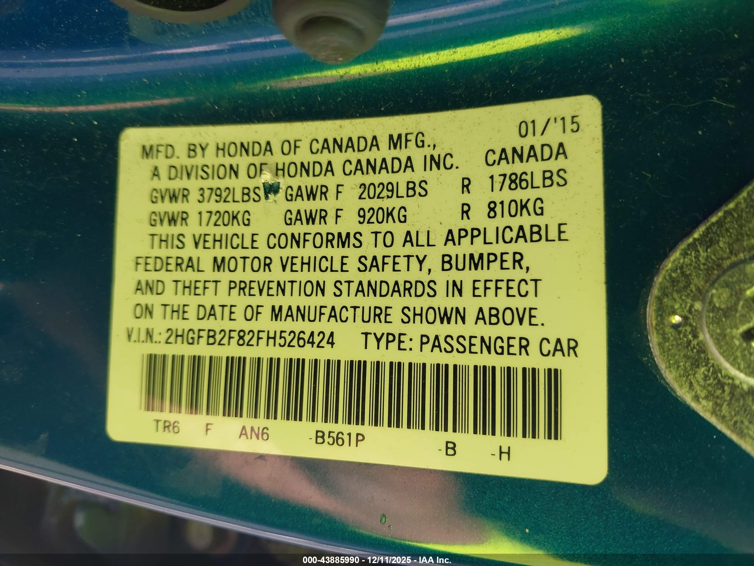 HONDA CIVIC image 9
