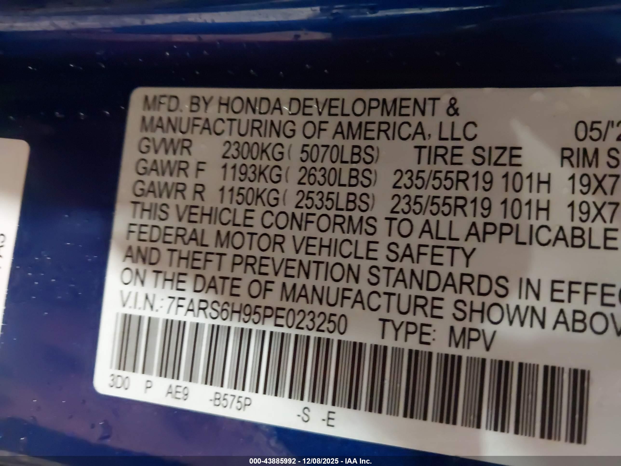 HONDA CR-V image 9