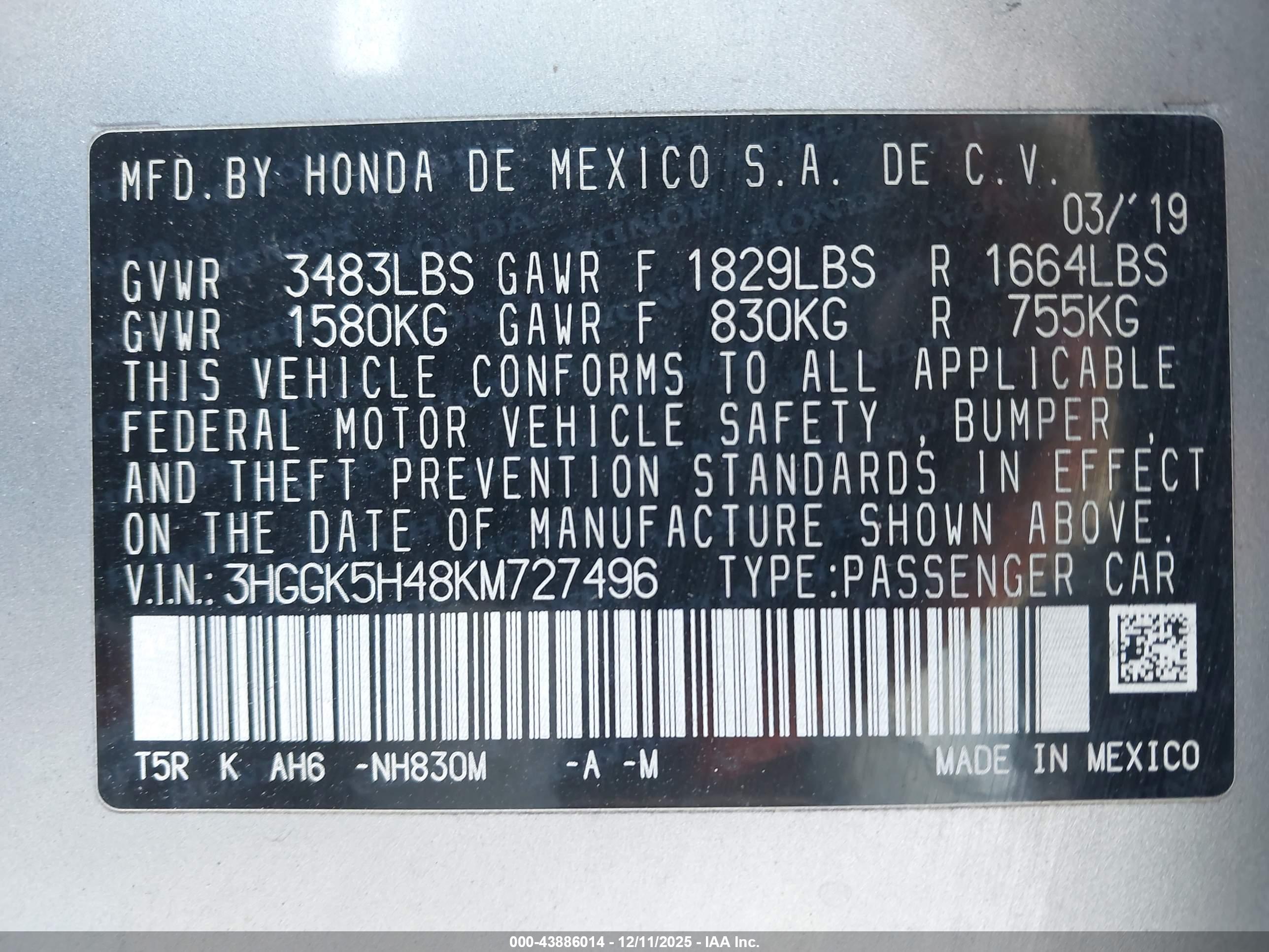 HONDA FIT image 9