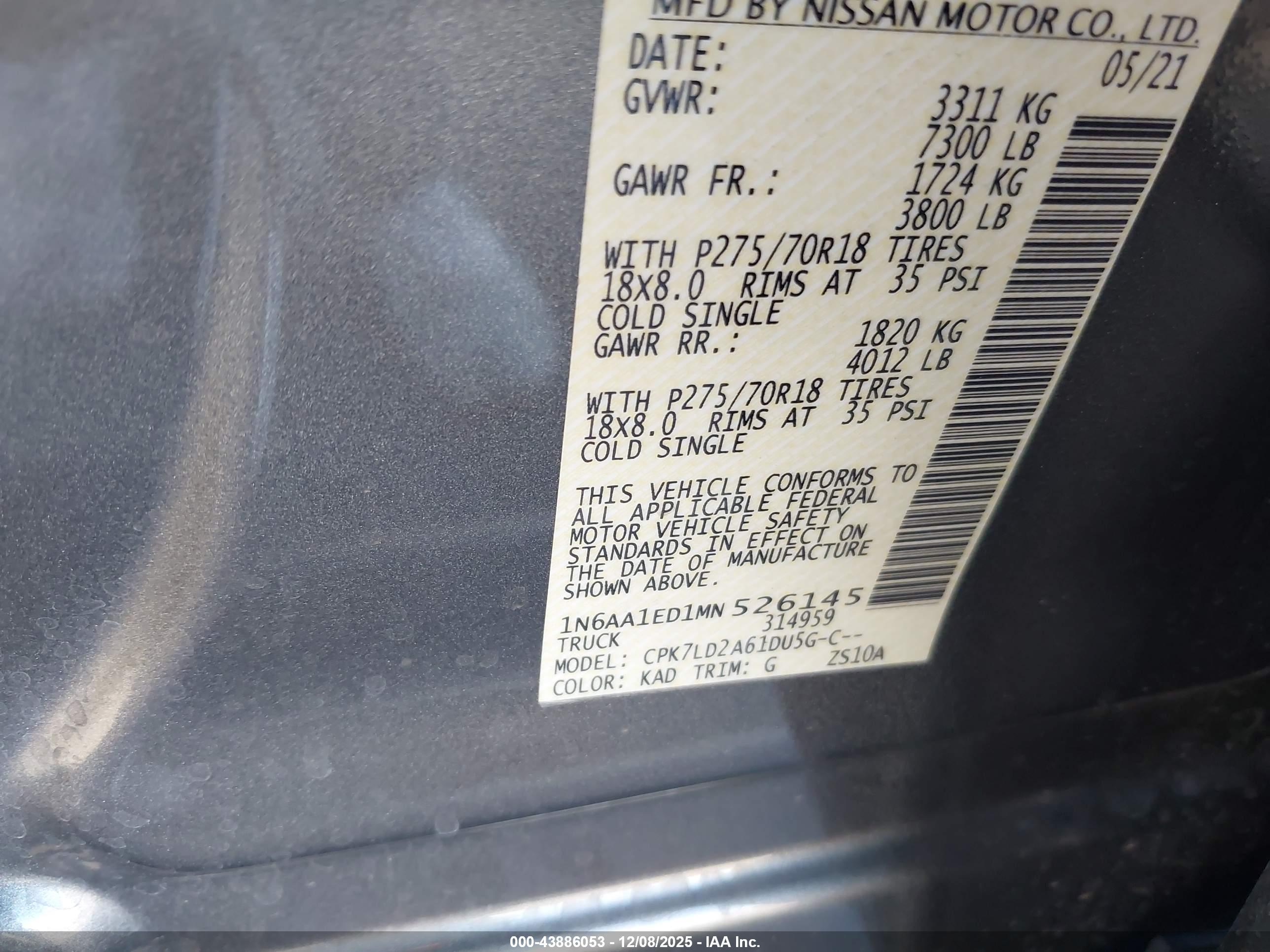 NISSAN TITAN image 9