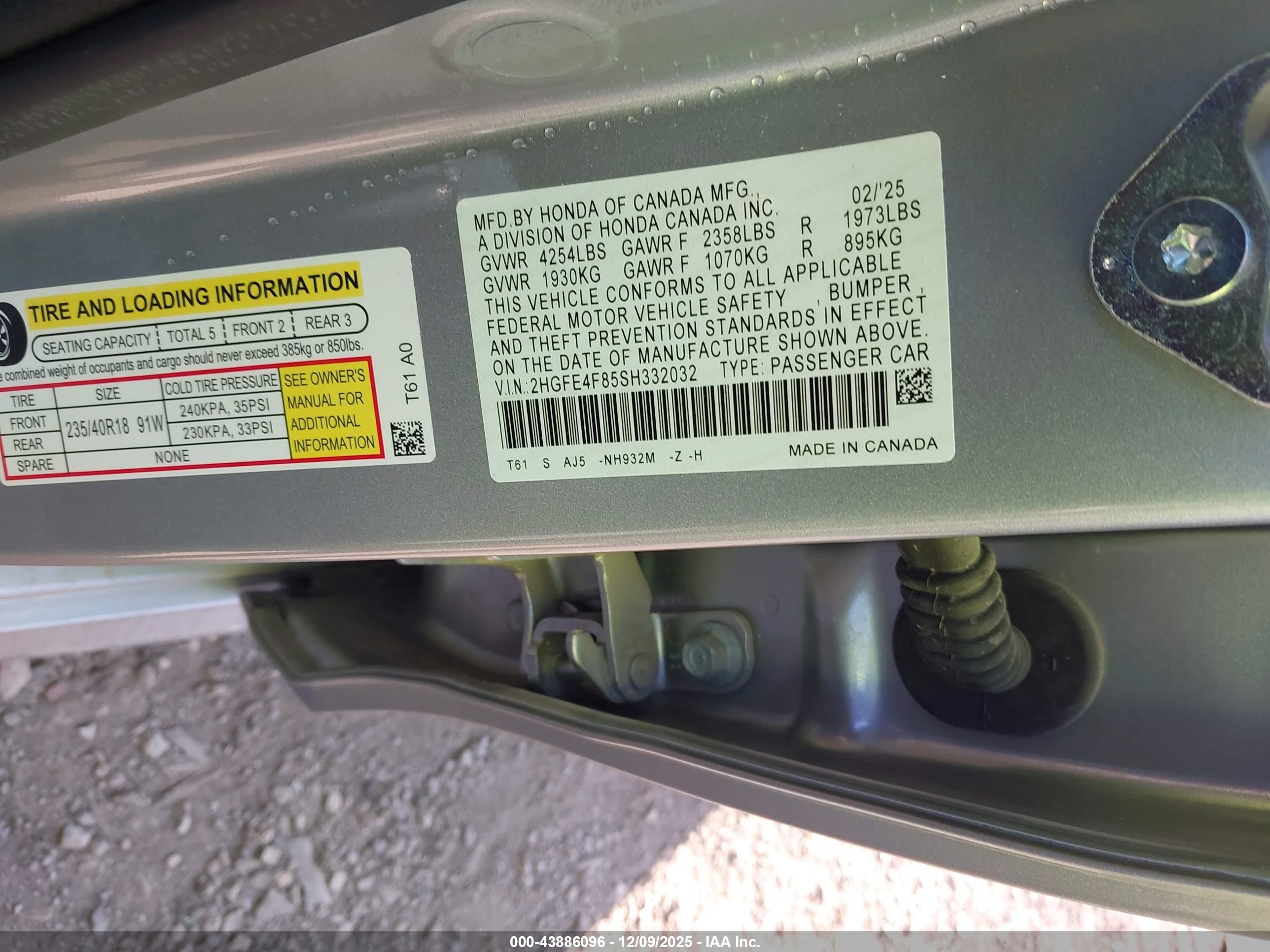 HONDA CIVIC image 9
