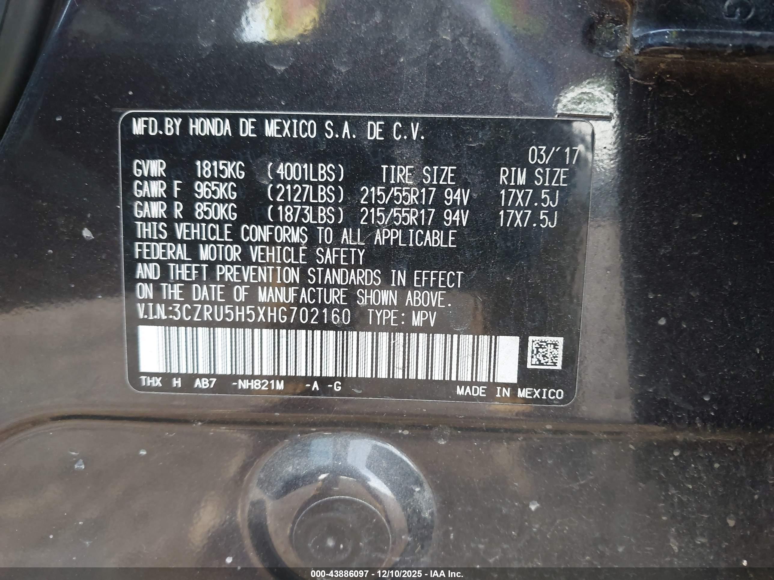 HONDA HR-V image 9
