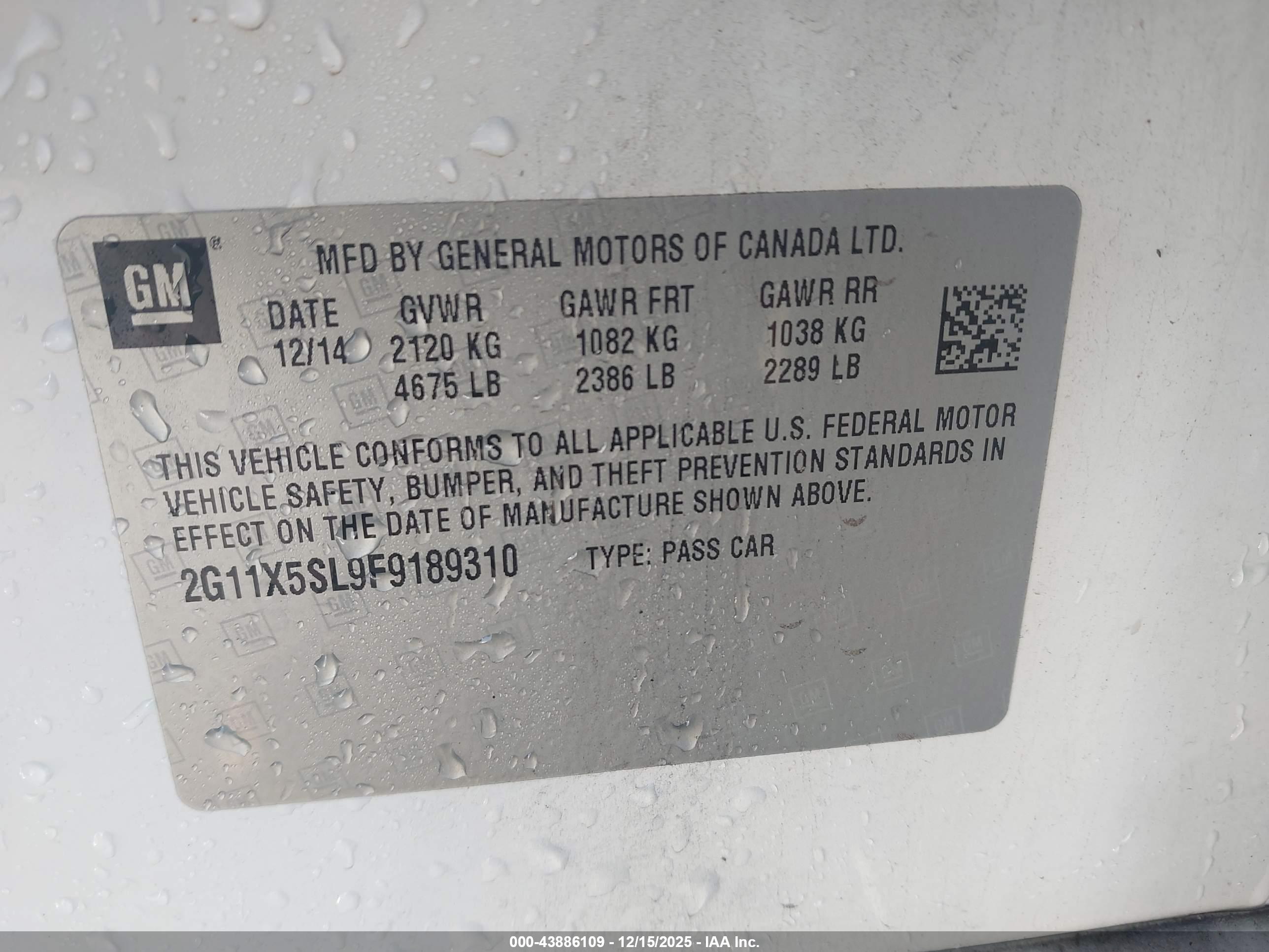CHEVROLET IMPALA image 9