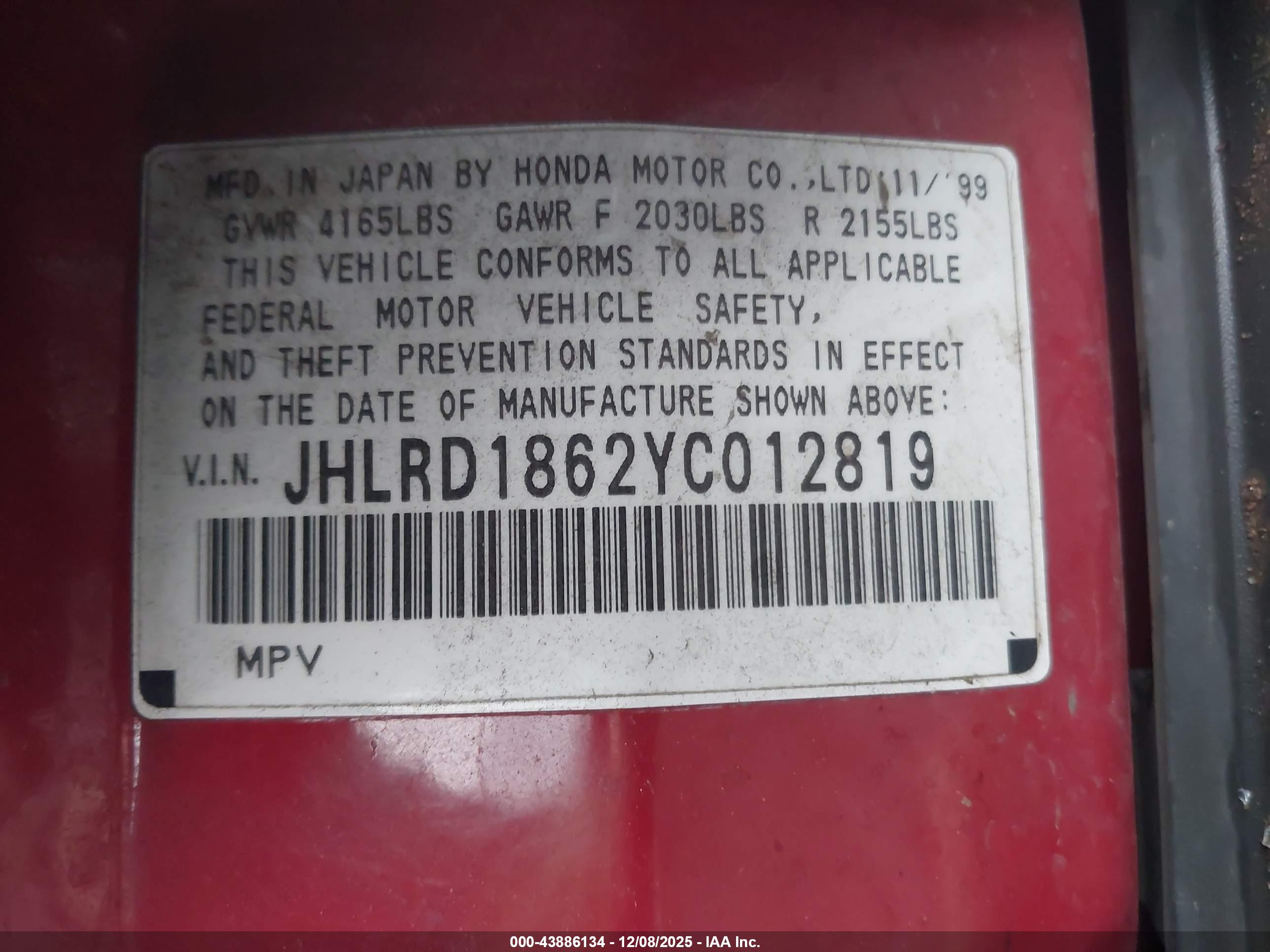 HONDA CR-V image 9