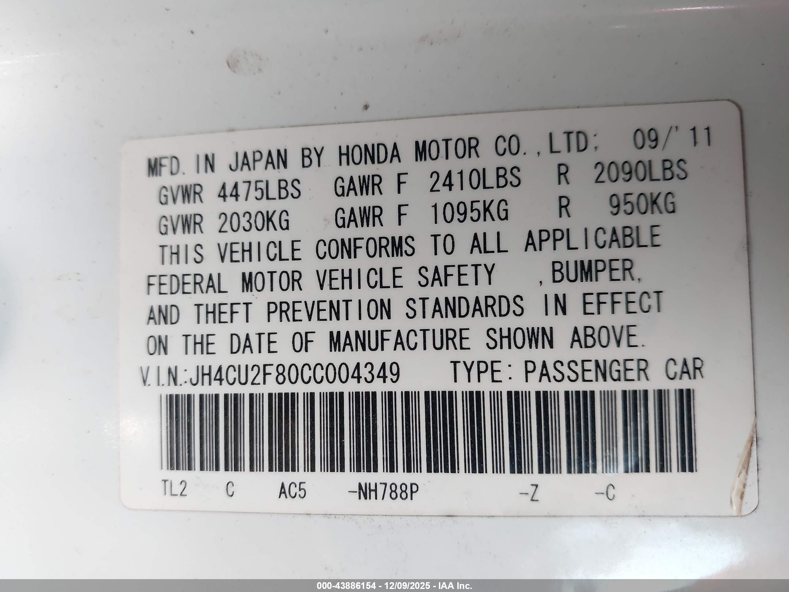 ACURA TSX image 9