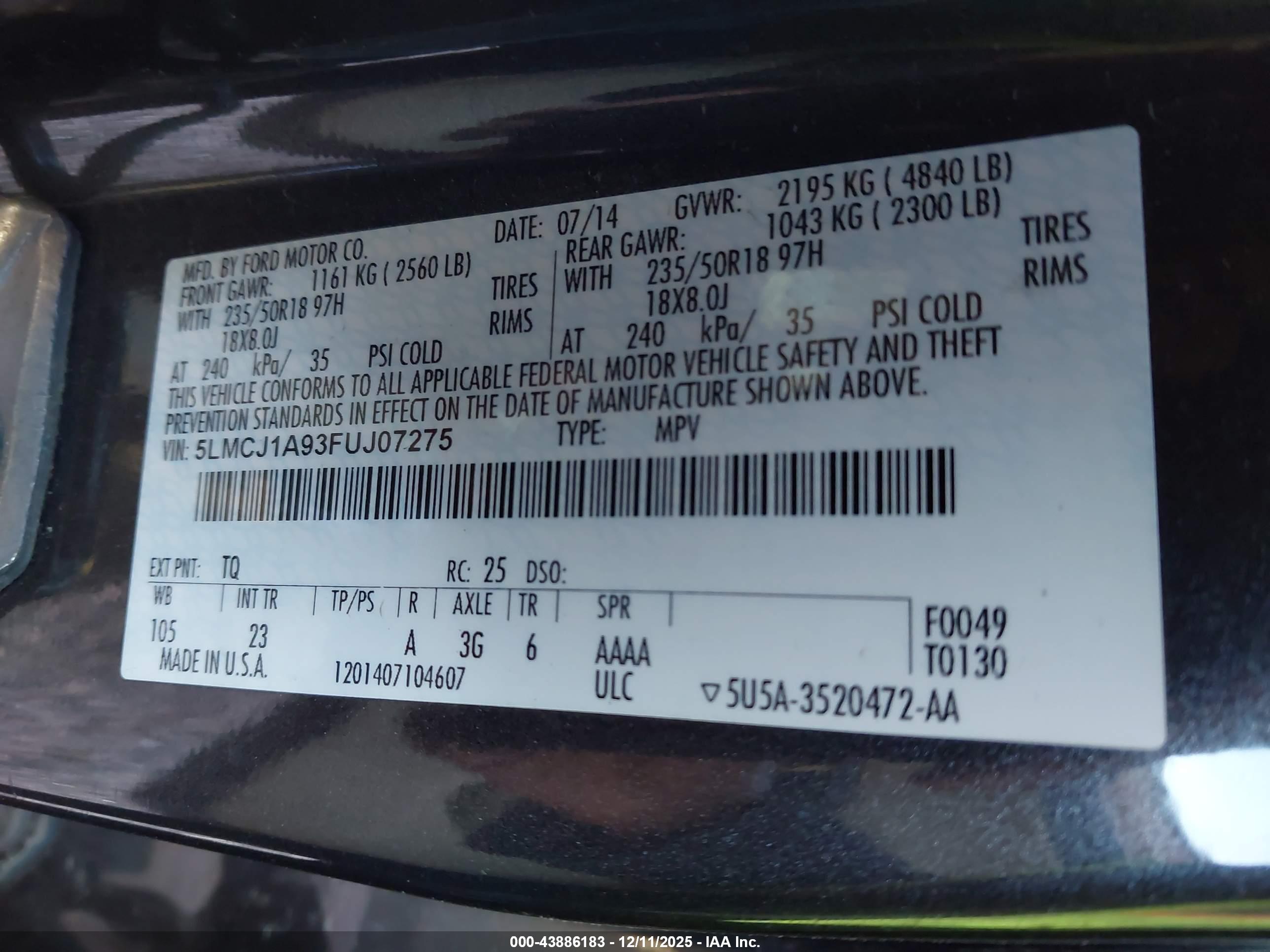 LINCOLN MKC image 9