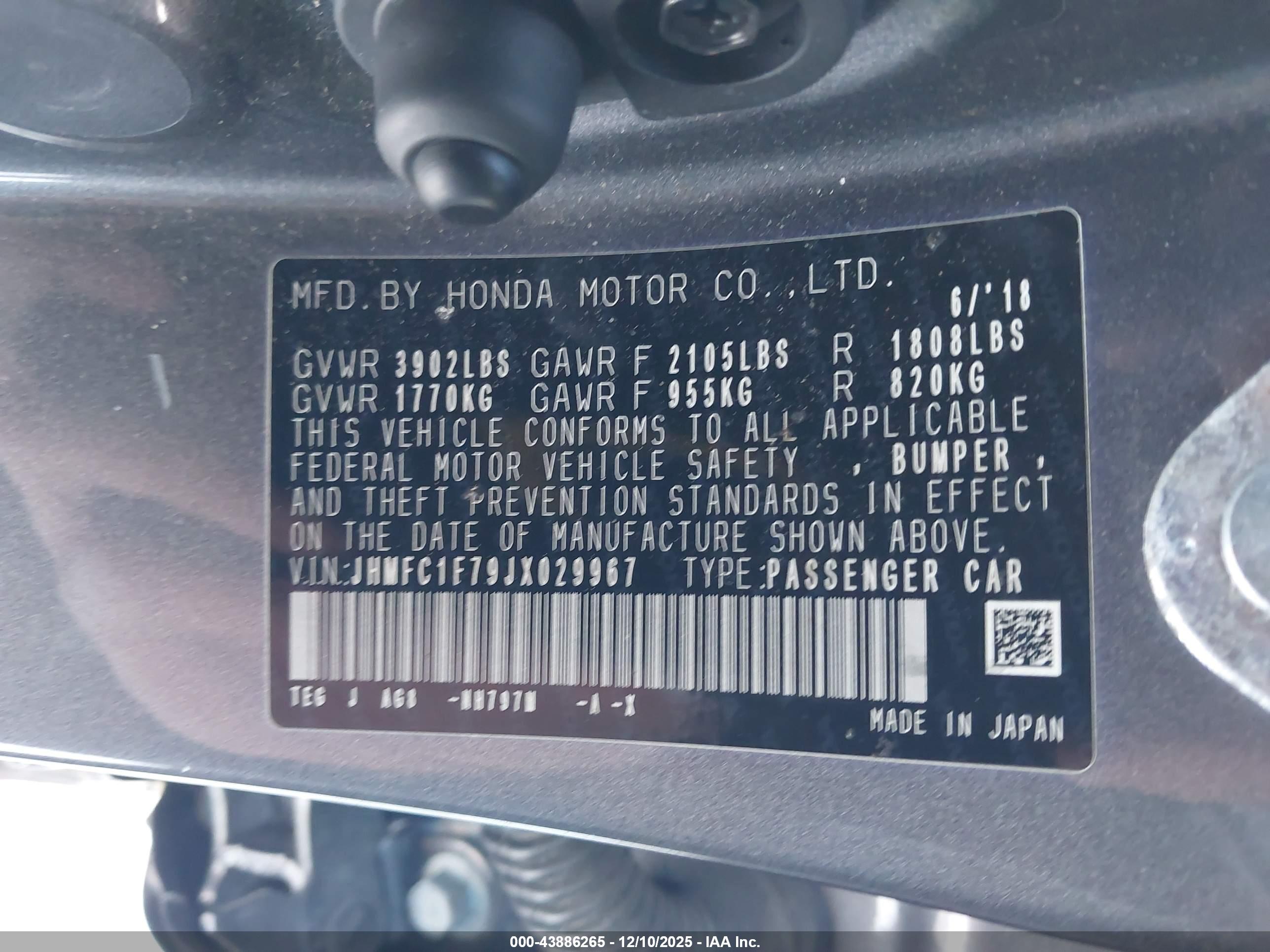 HONDA CIVIC image 9