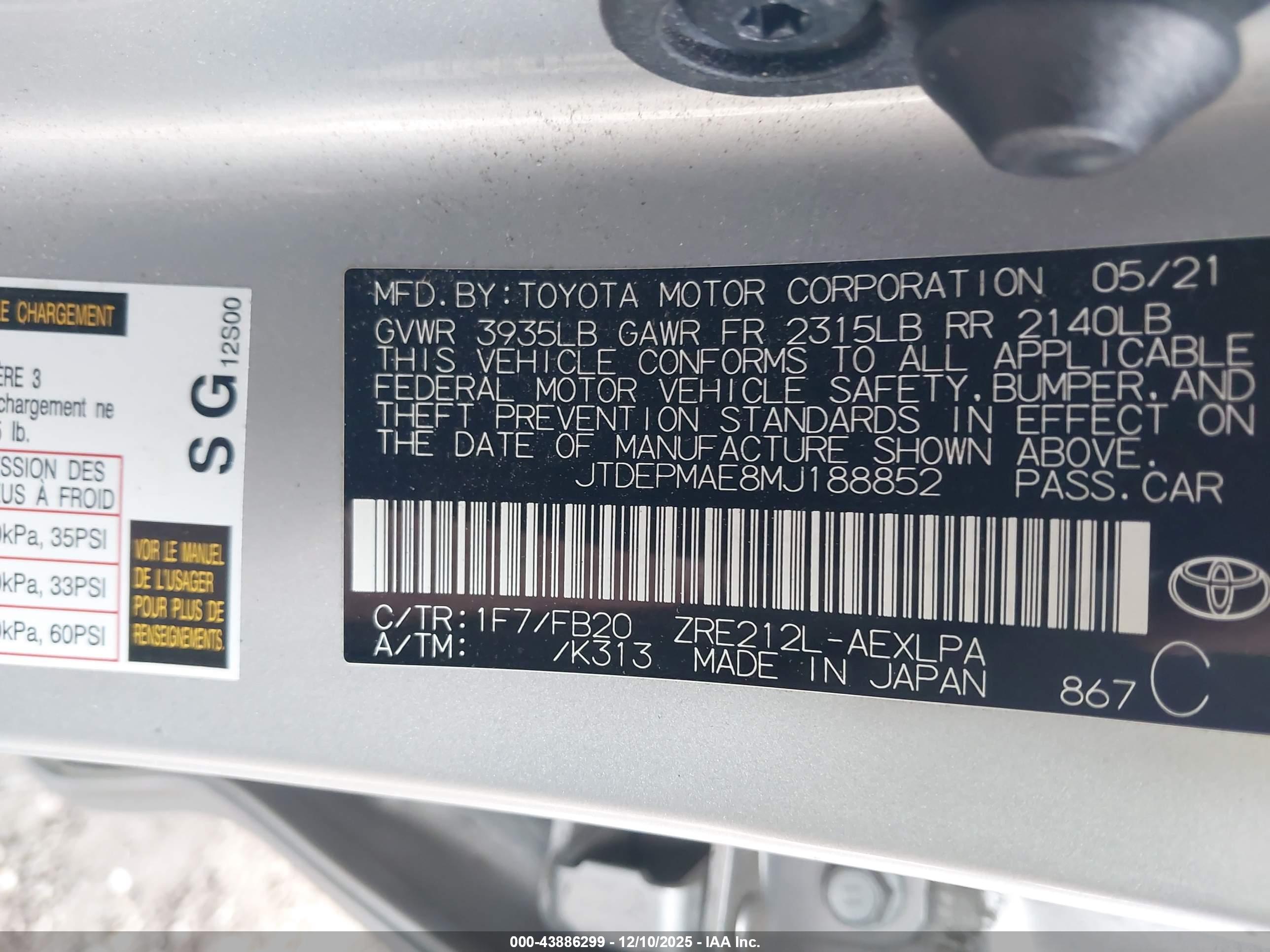 TOYOTA COROLLA image 9