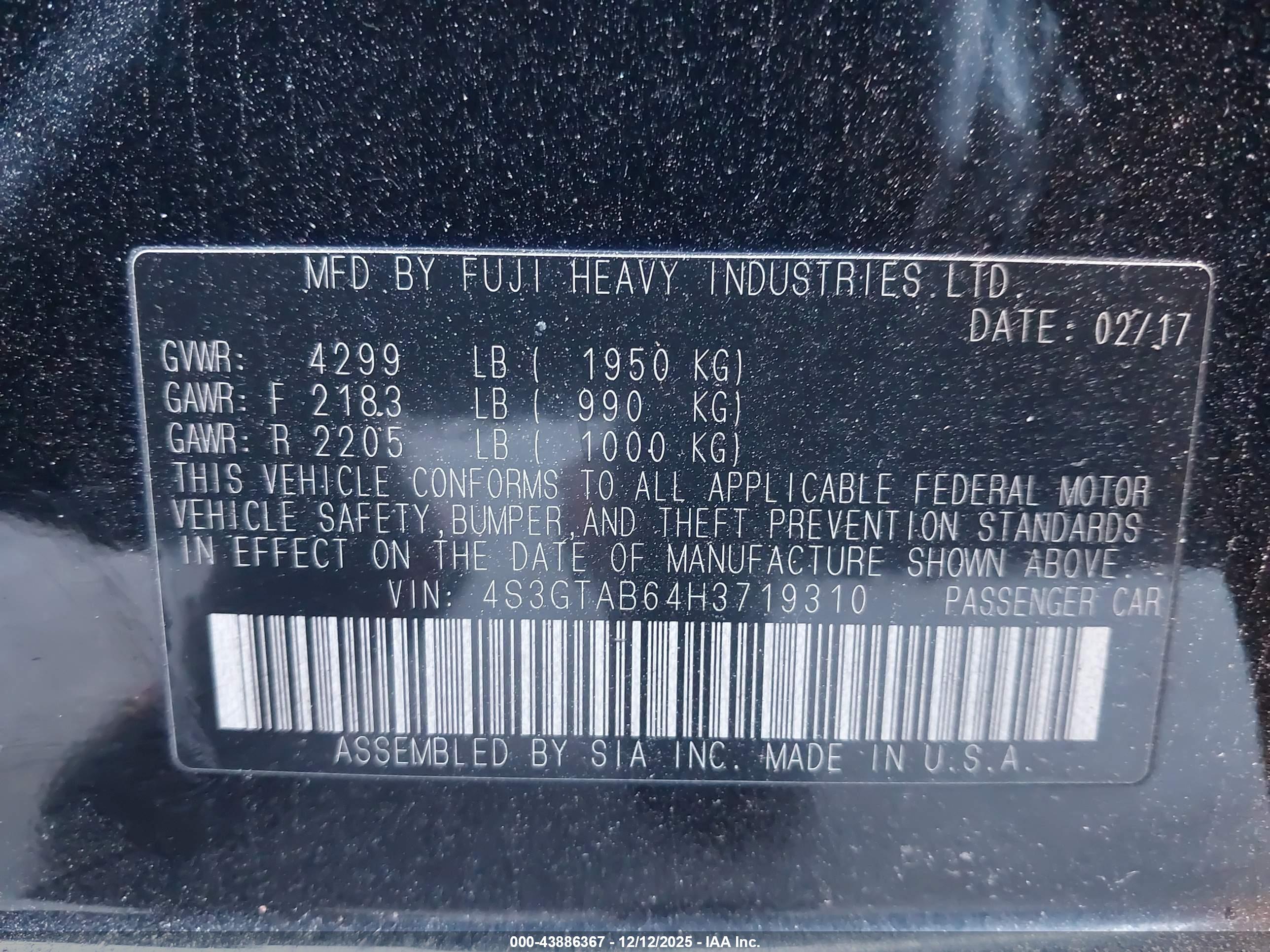 SUBARU IMPREZA image 9