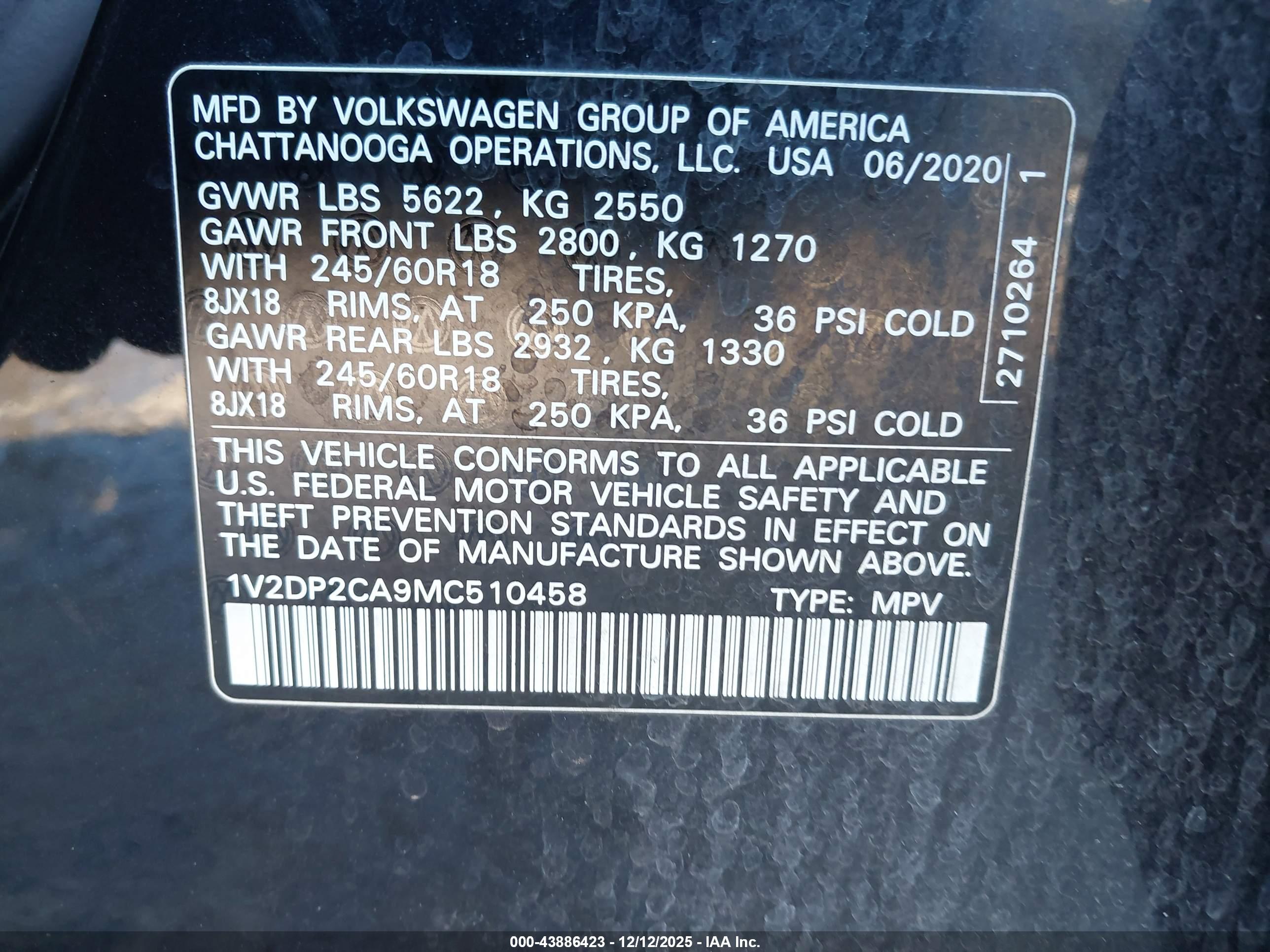 VOLKSWAGEN ATLAS image 9