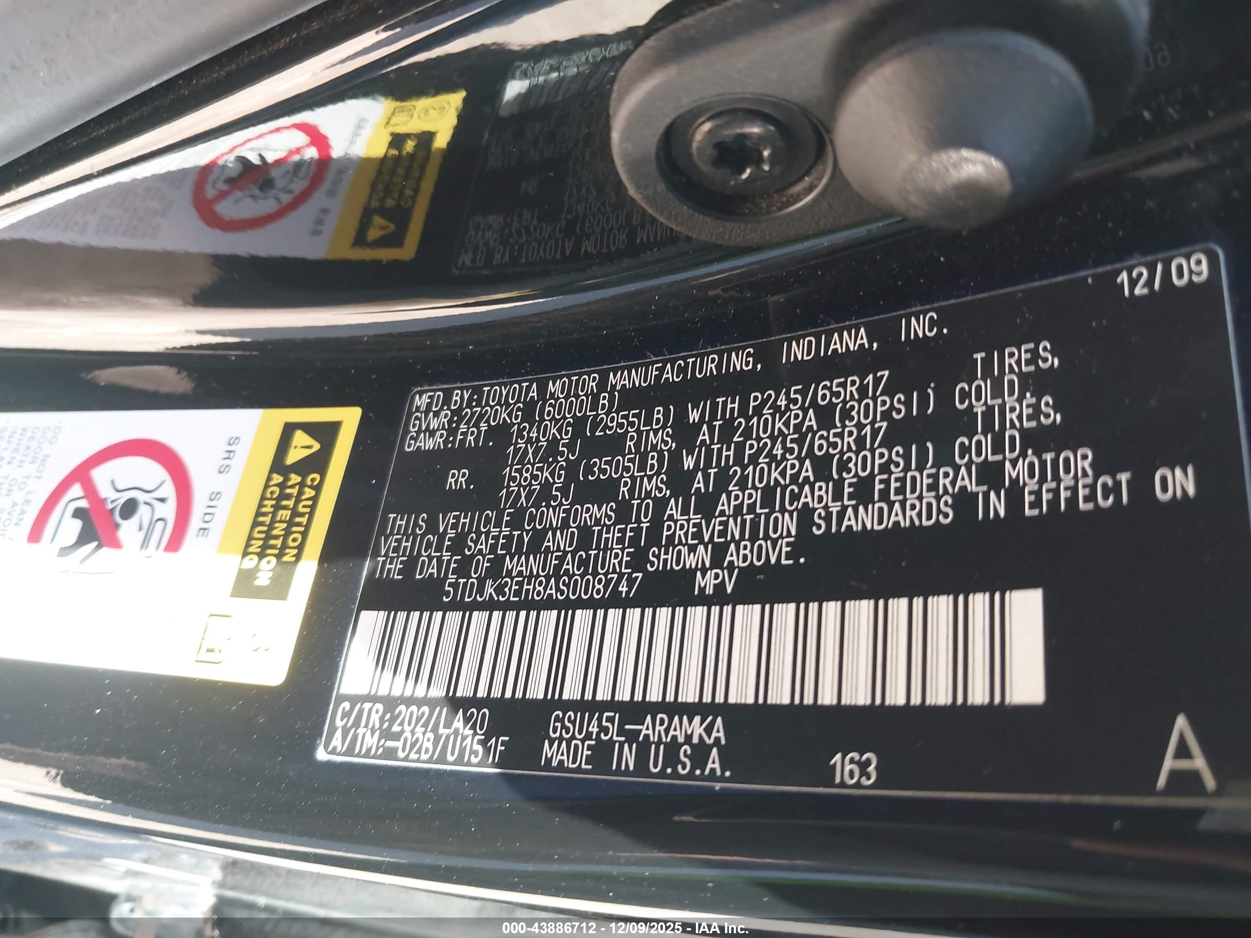 TOYOTA HIGHLANDER image 9