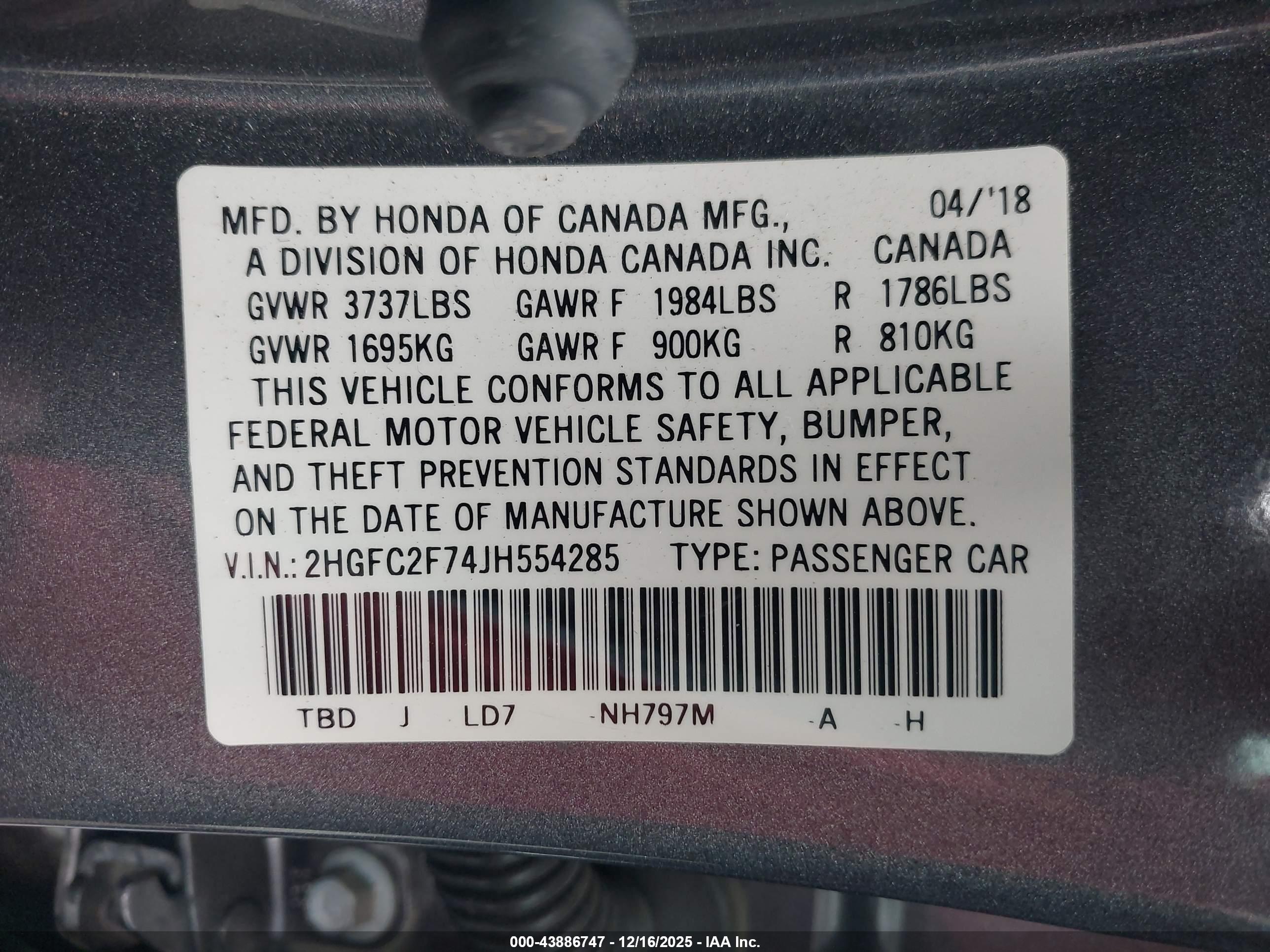 HONDA CIVIC image 9