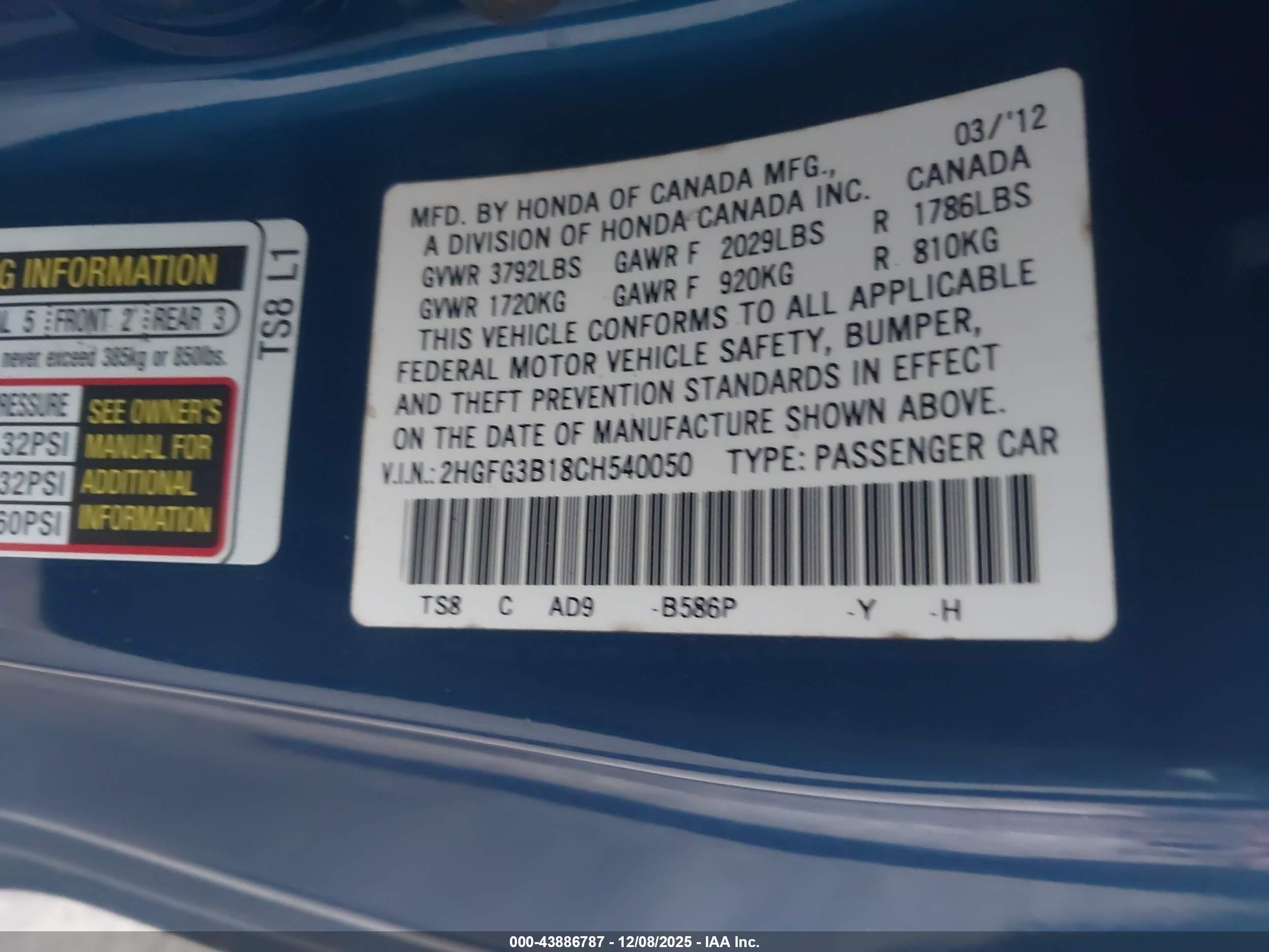 HONDA CIVIC image 9