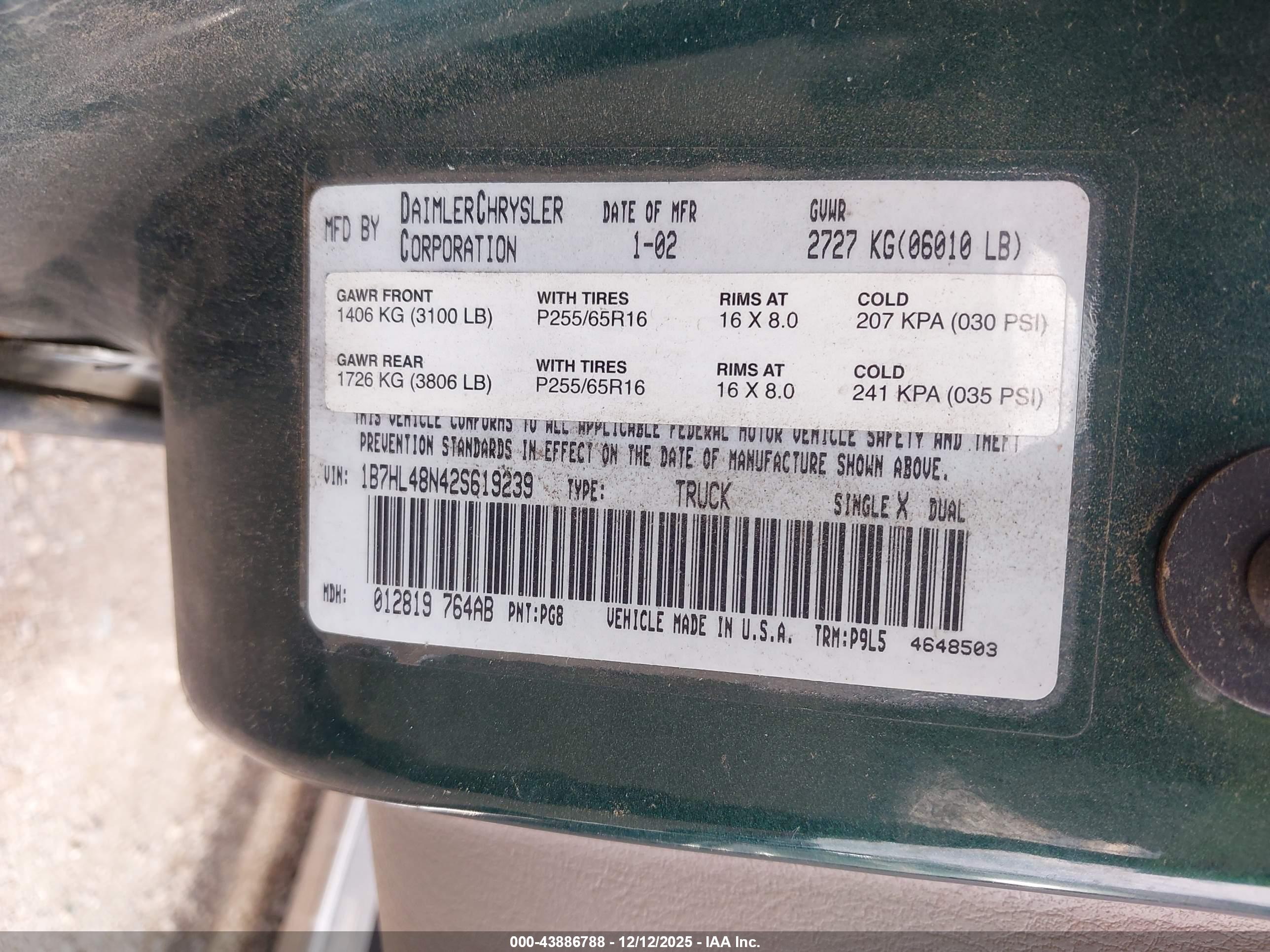 DODGE DAKOTA image 9