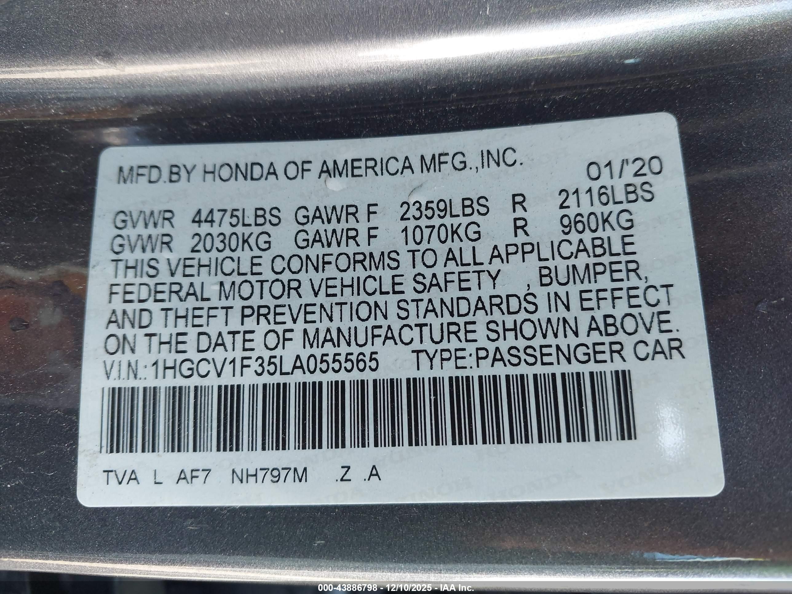 HONDA ACCORD image 9
