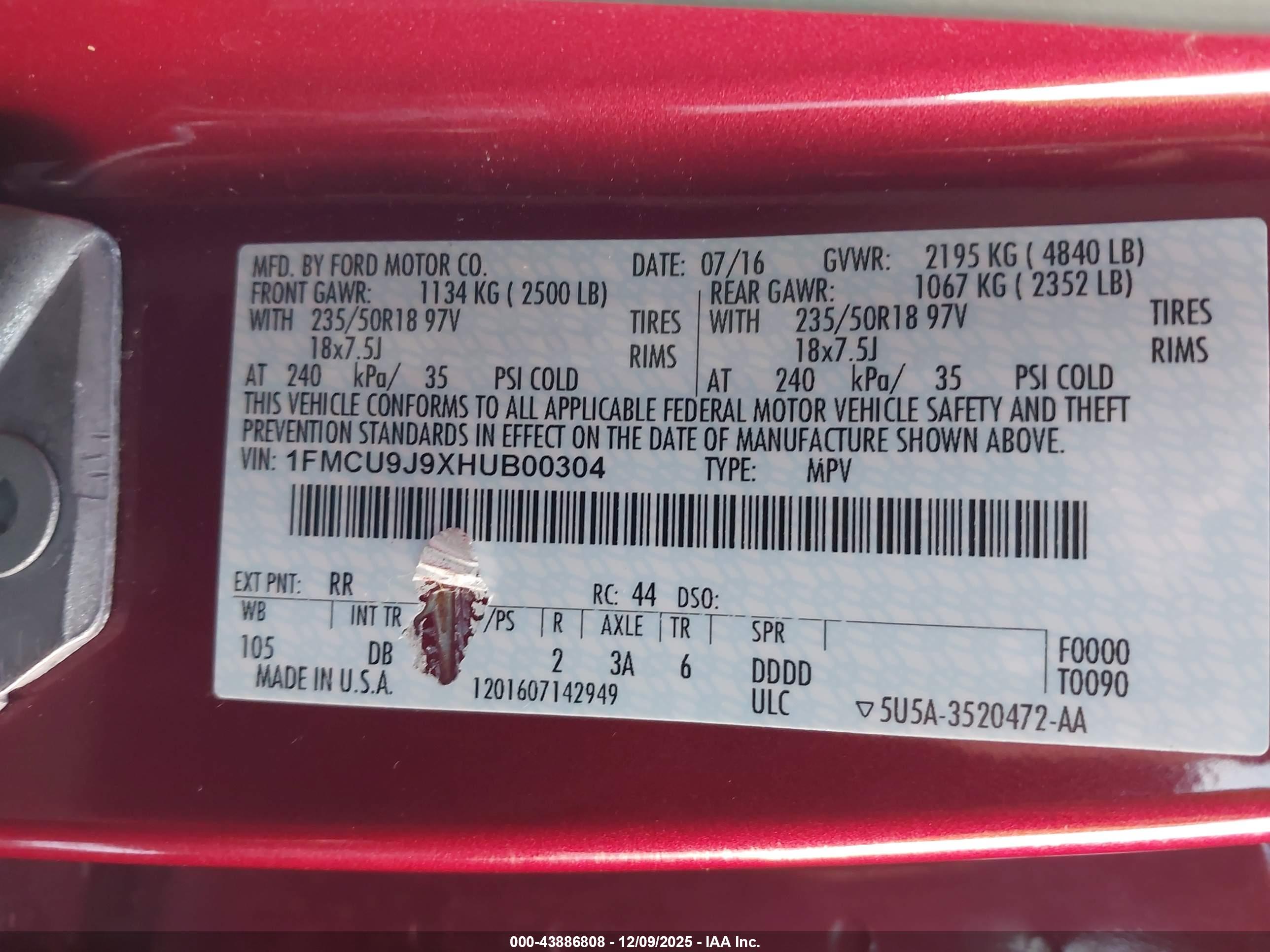 FORD ESCAPE image 9