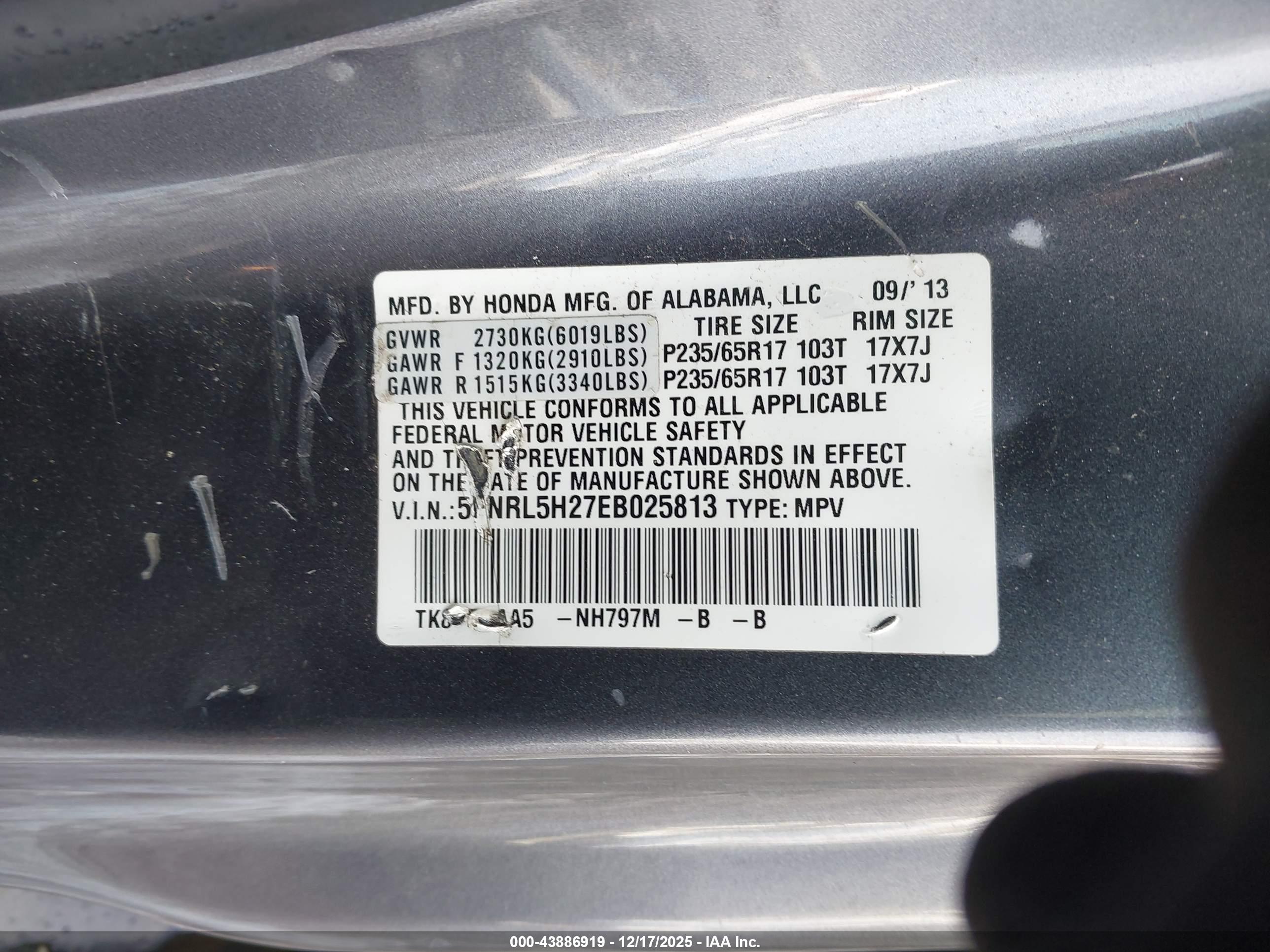 HONDA ODYSSEY image 9