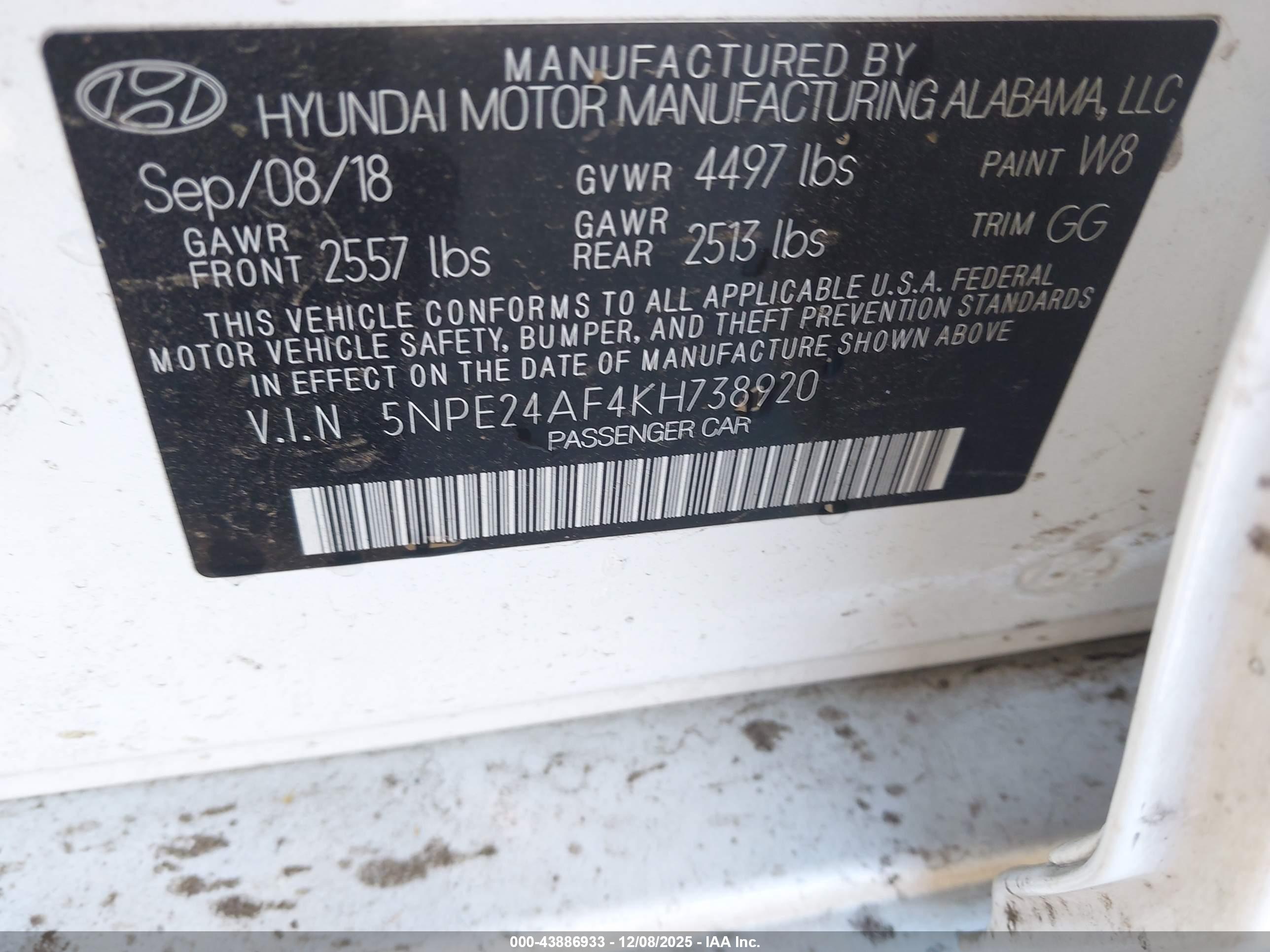 HYUNDAI SONATA image 9