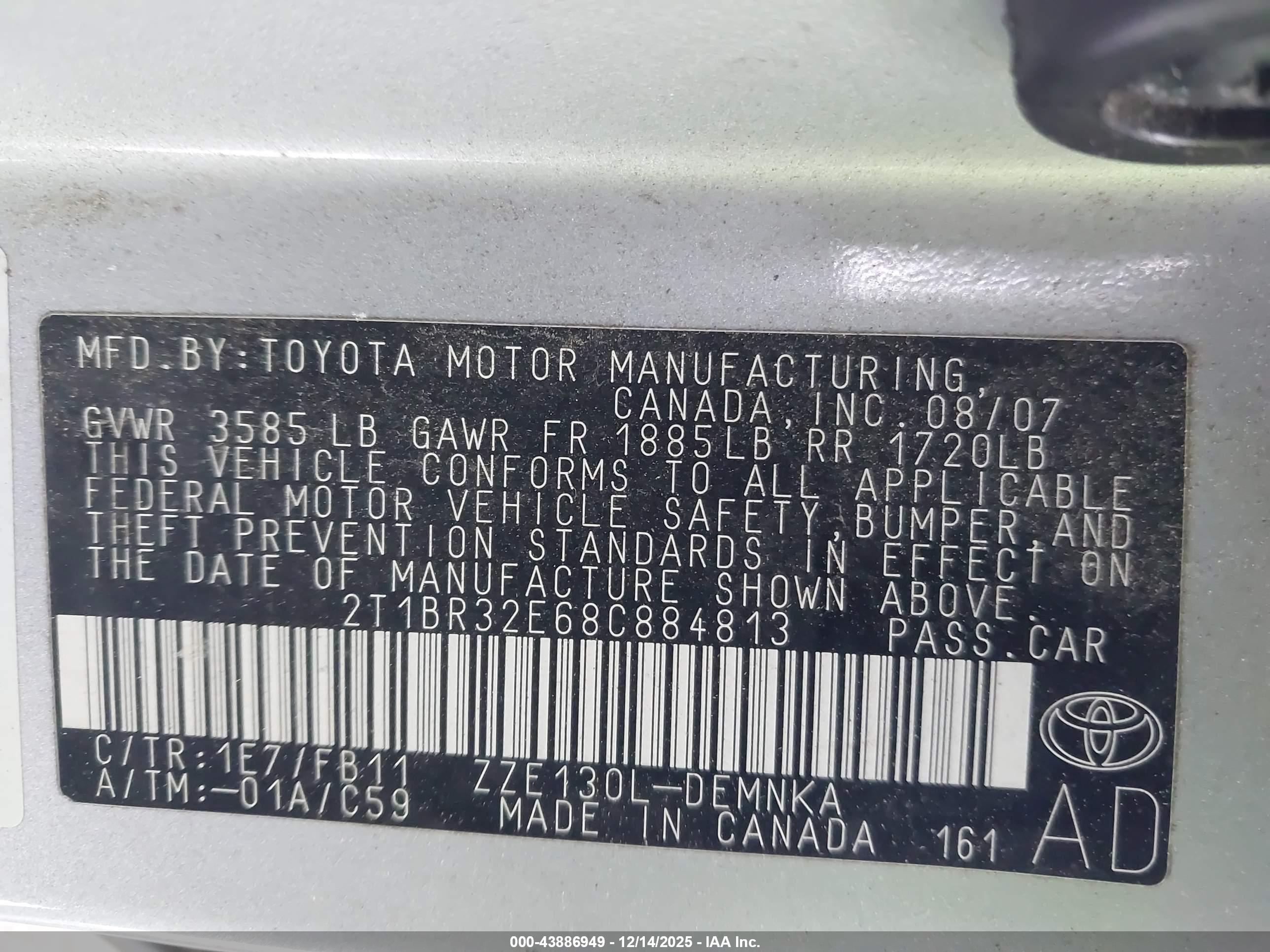 TOYOTA COROLLA image 9