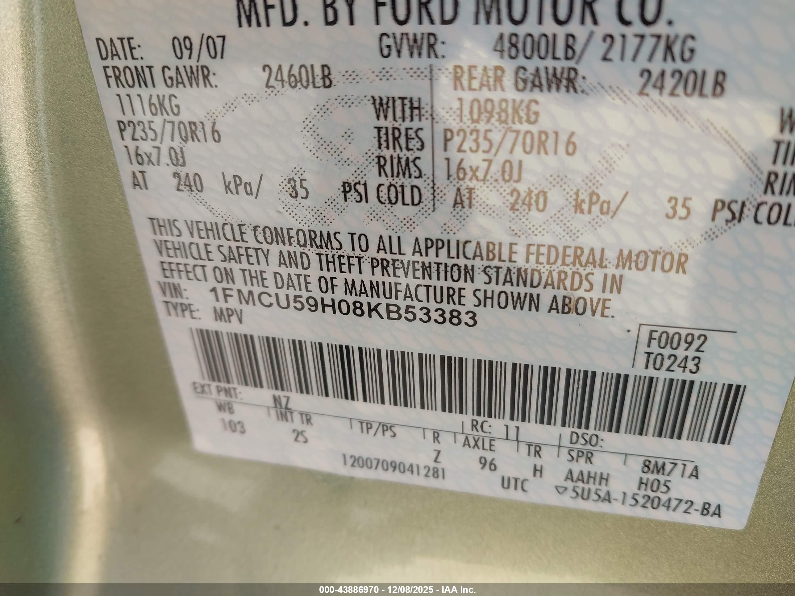 FORD ESCAPE image 9