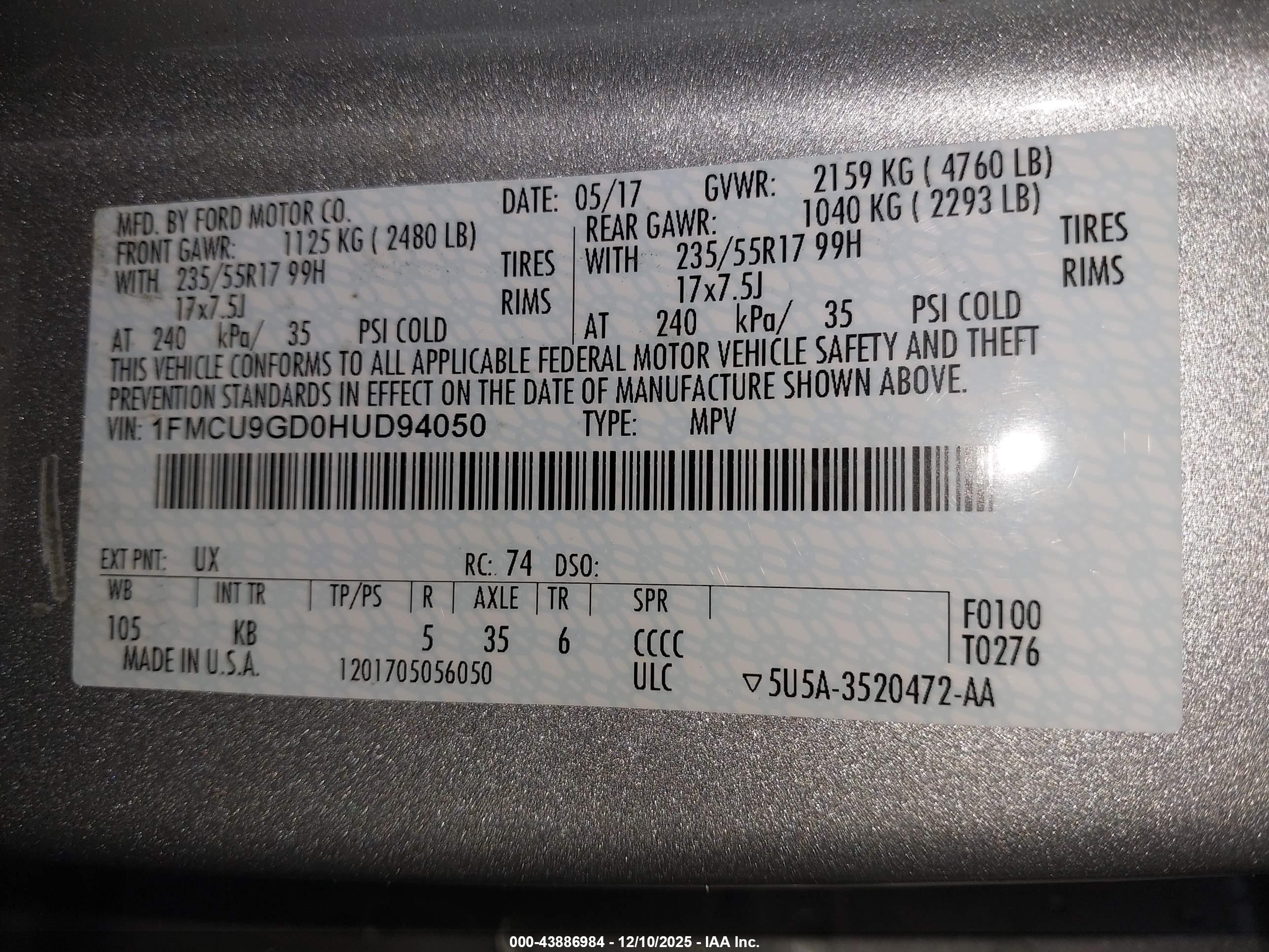 FORD ESCAPE image 9