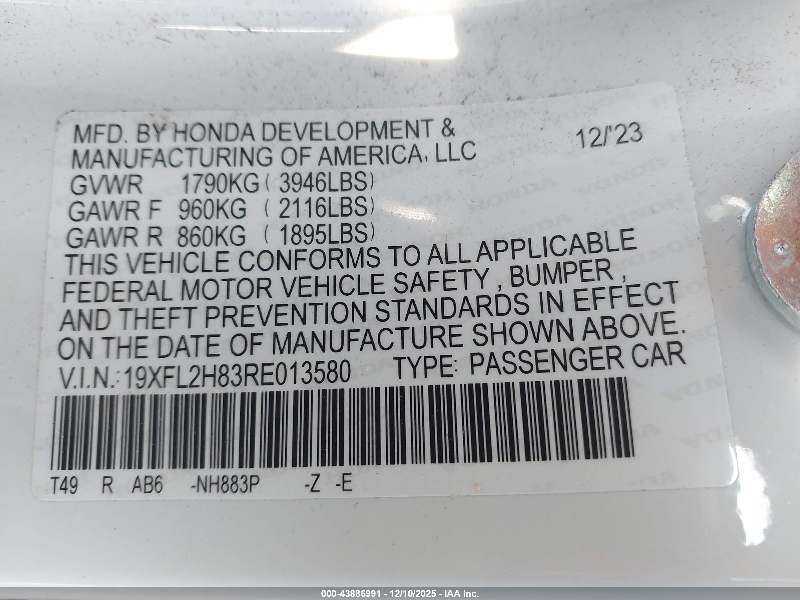 HONDA CIVIC image 9