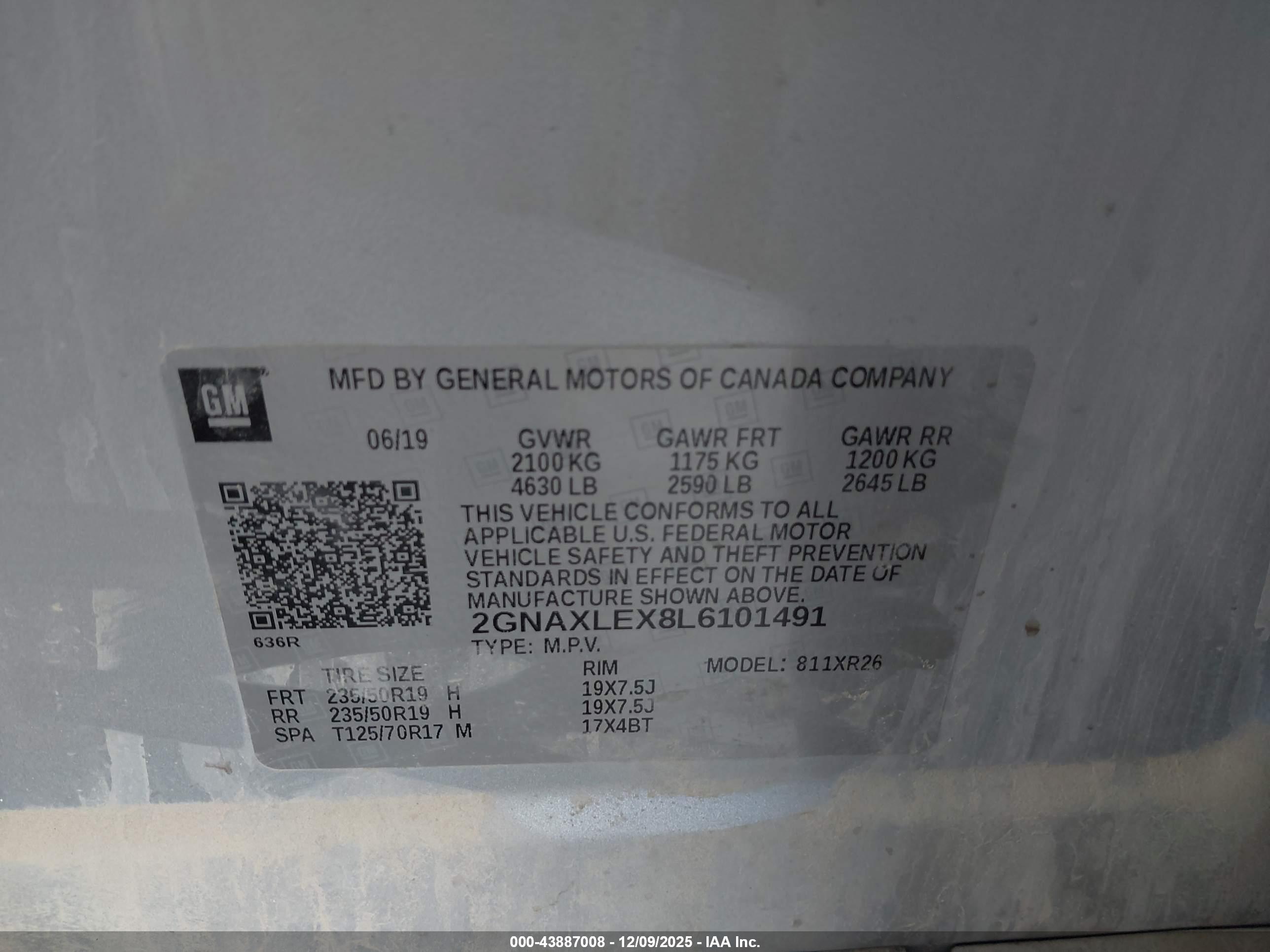 CHEVROLET EQUINOX image 9