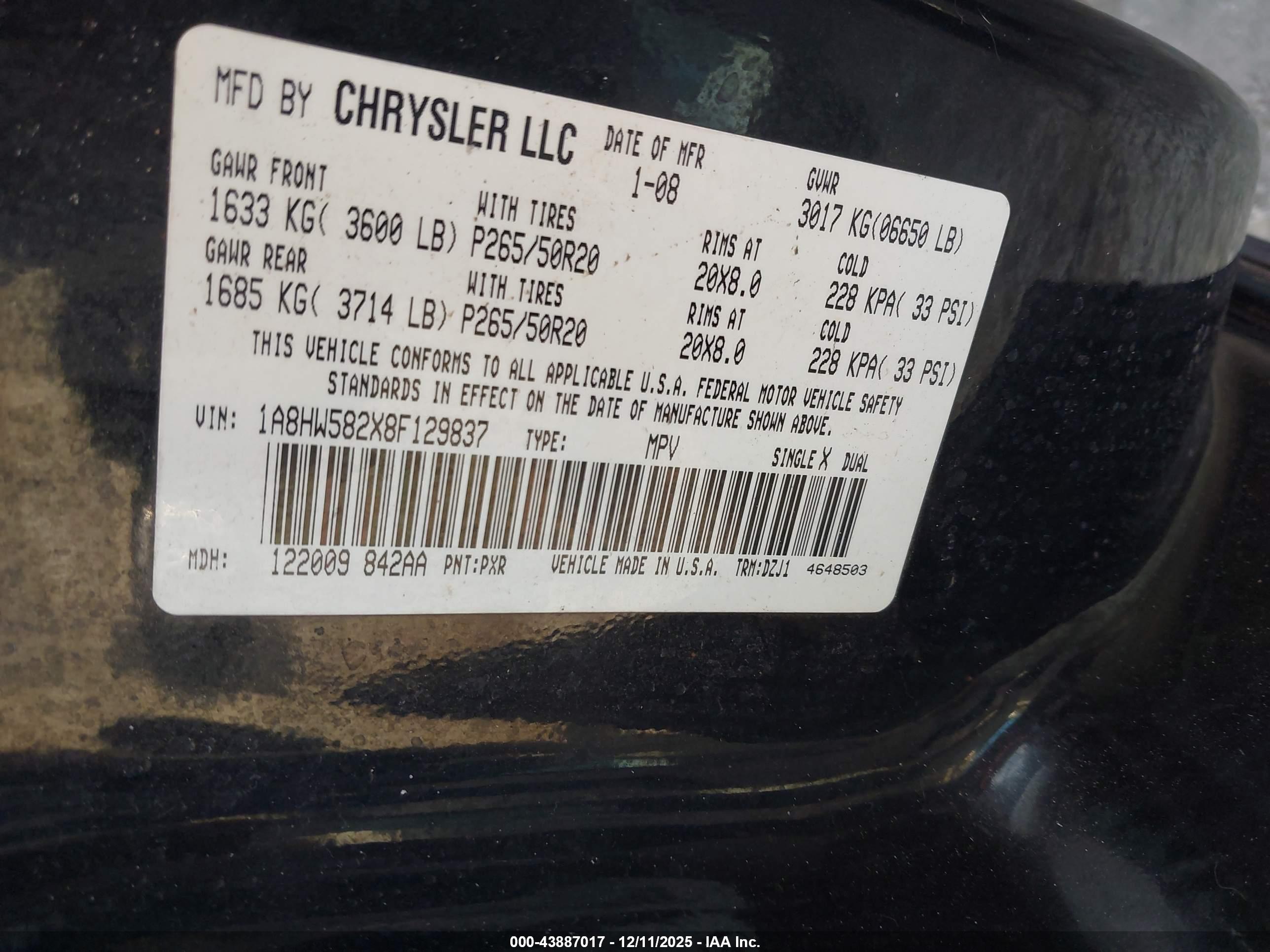 CHRYSLER ASPEN image 9