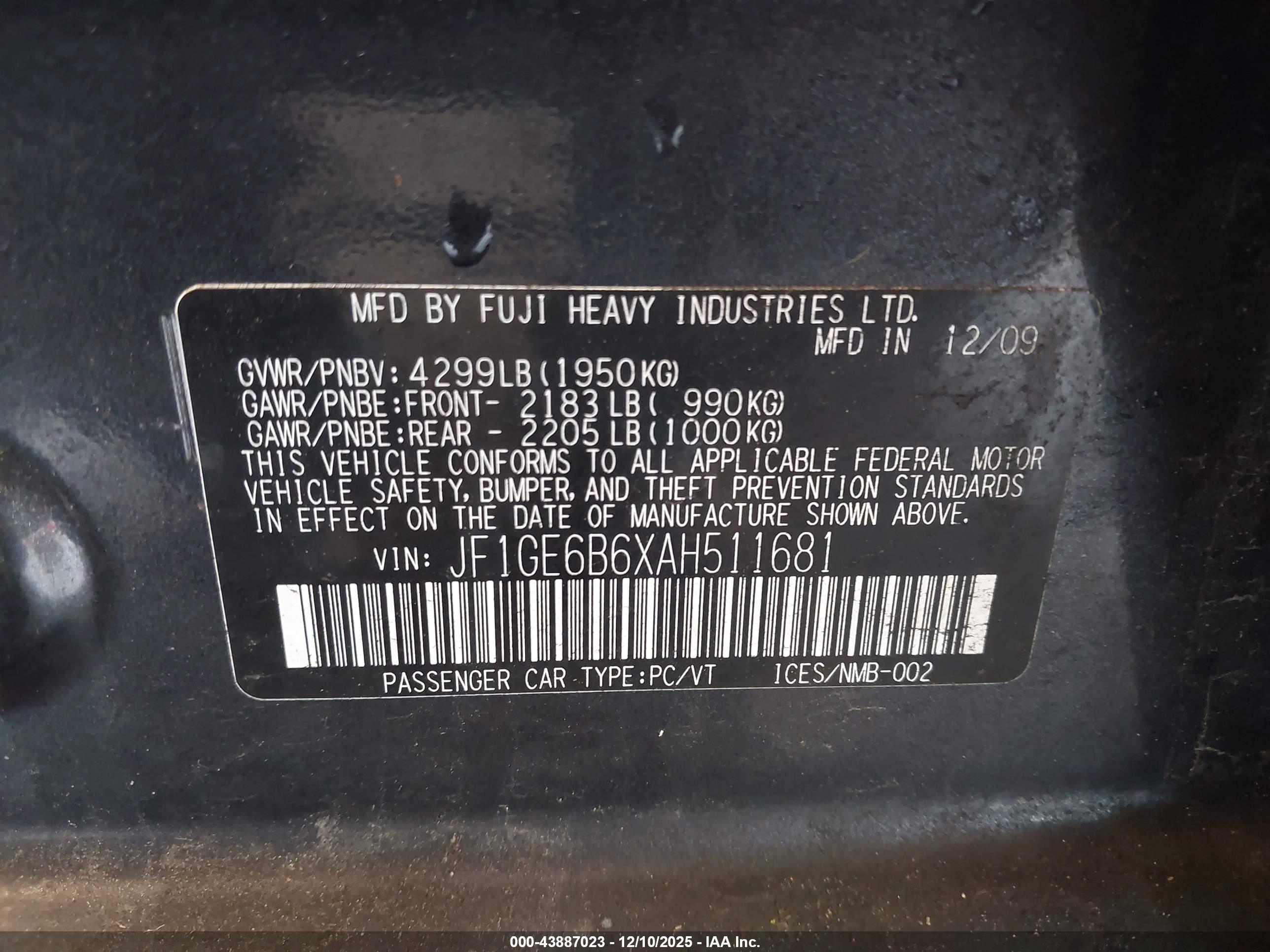 SUBARU IMPREZA image 9