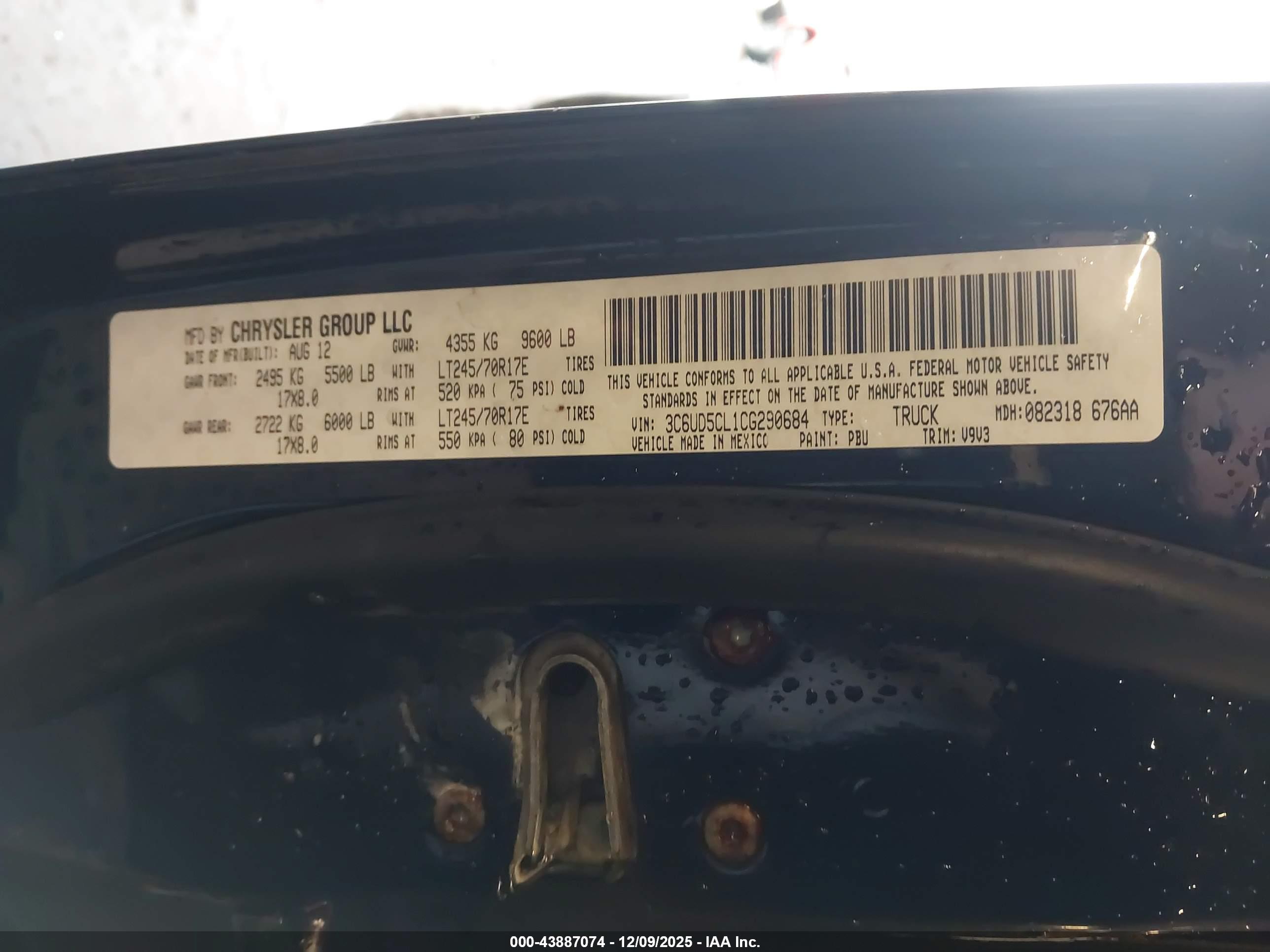 RAM 2500 image 9