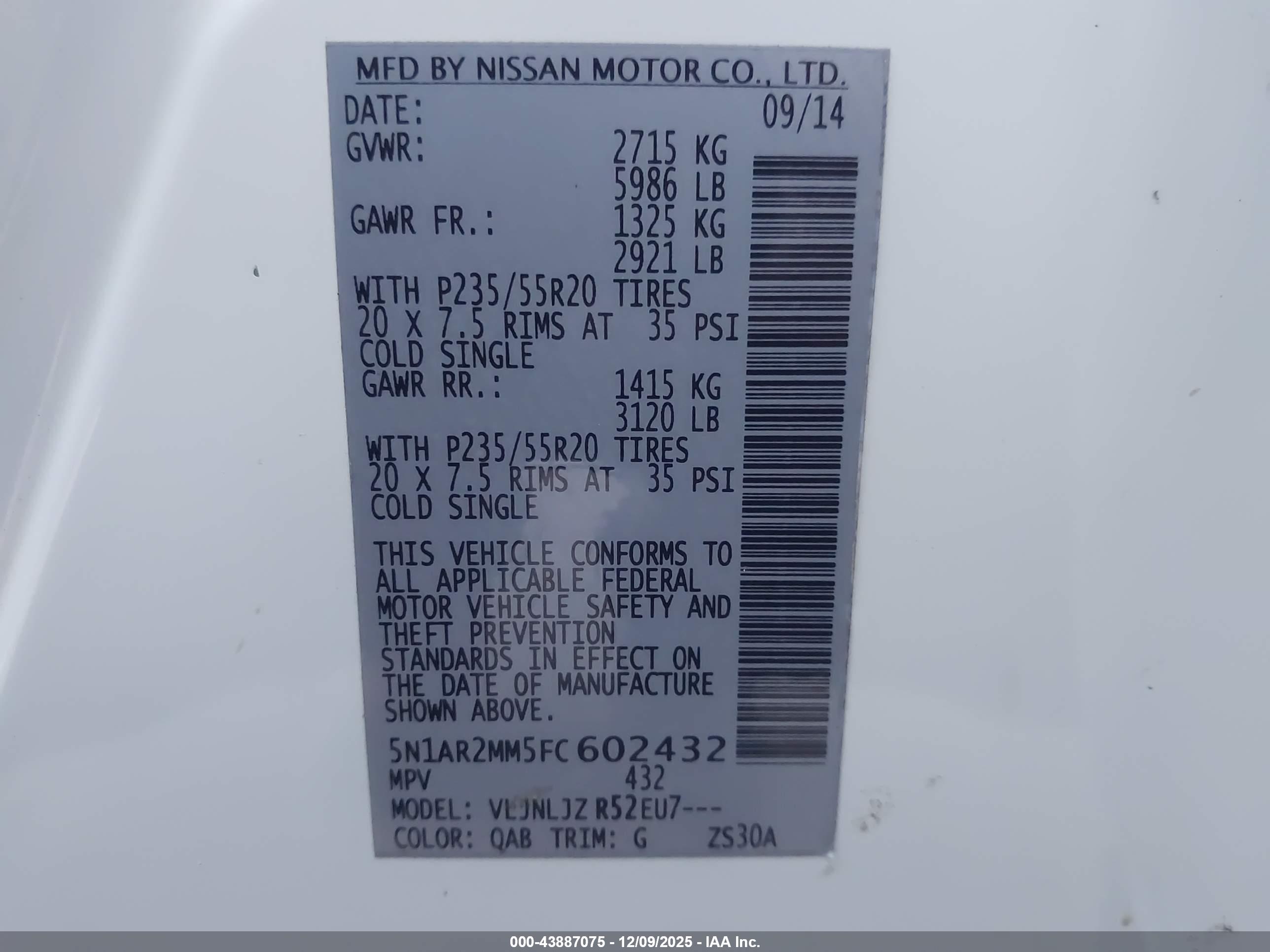 NISSAN PATHFINDER image 9