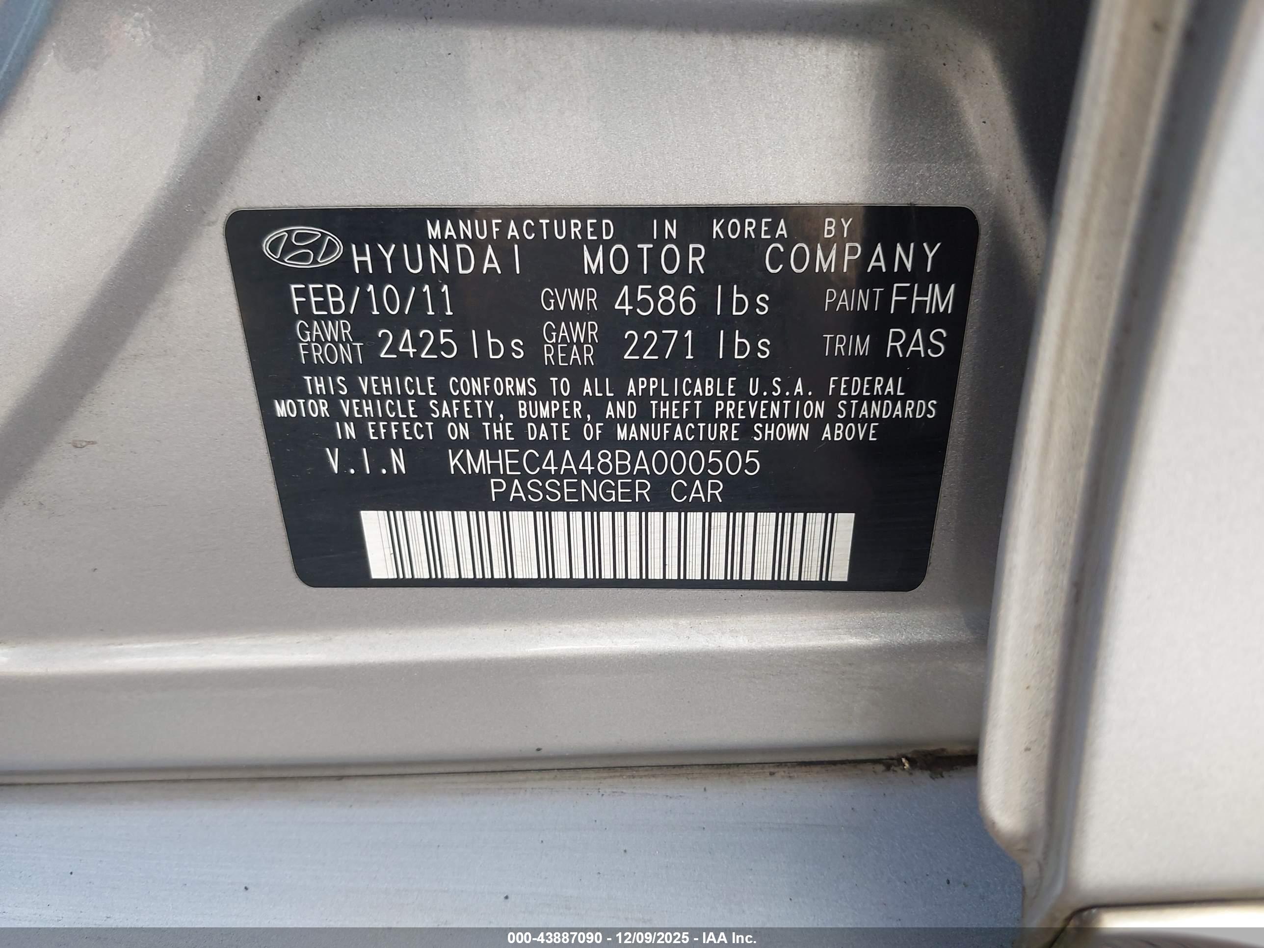 HYUNDAI SONATA image 9