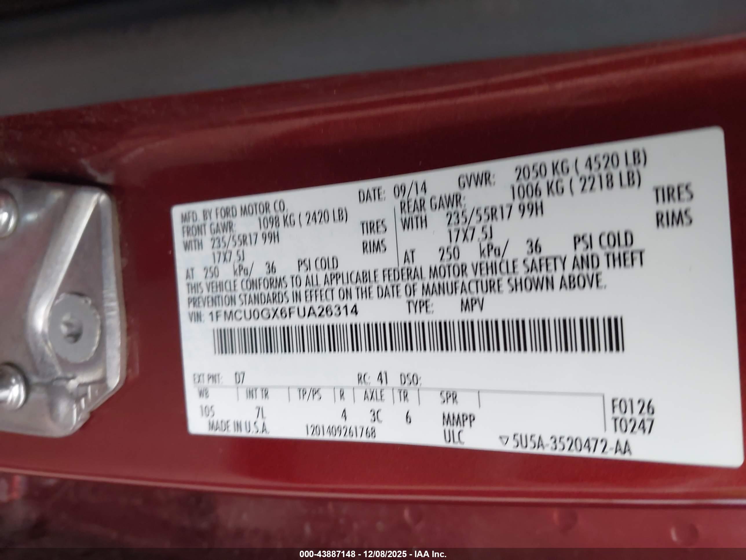 FORD ESCAPE image 9